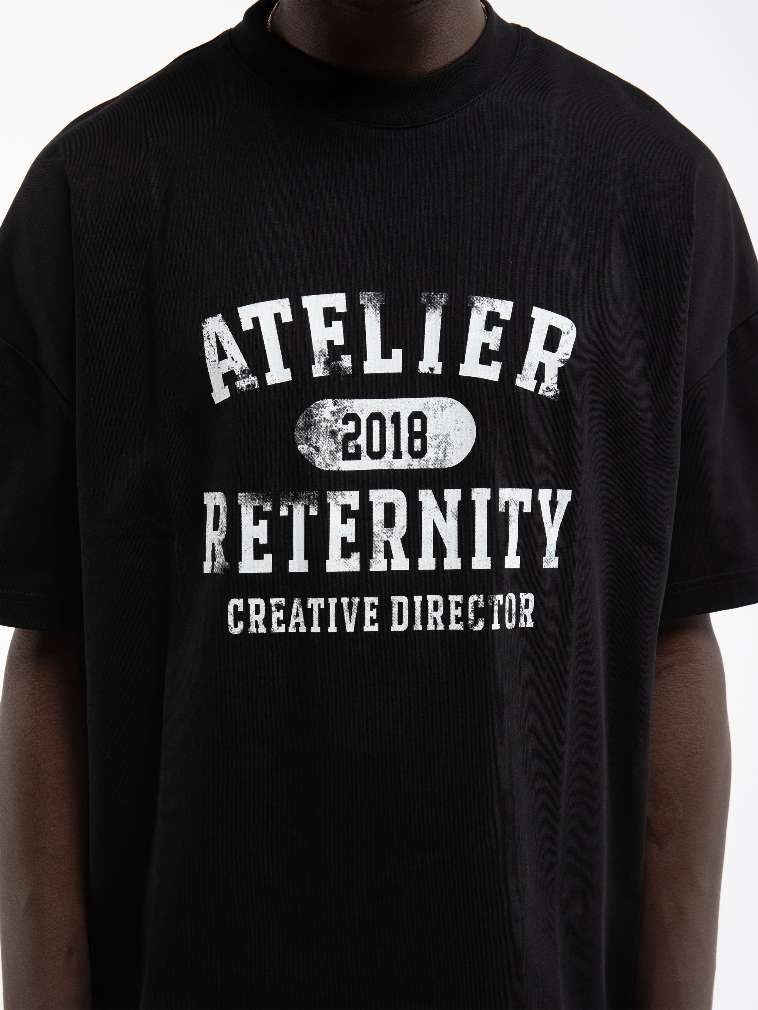 ATELIER EMBLEM T-SHIRT - BLACK