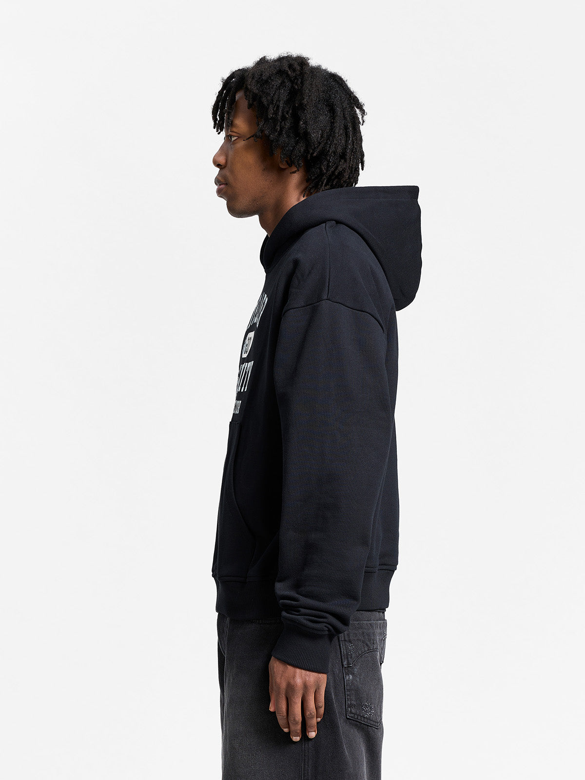 ATELIER EMBLEM HOODIE - BLACK