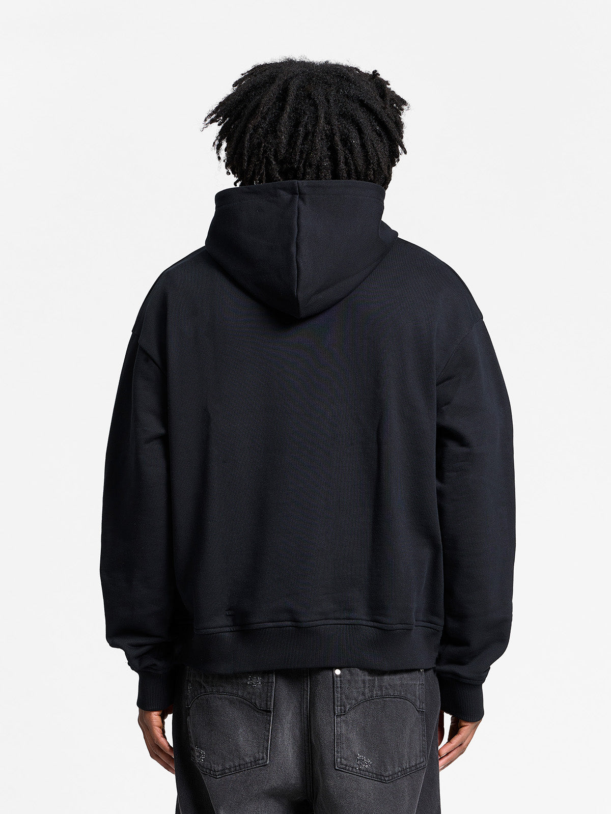 ATELIER EMBLEM HOODIE - BLACK