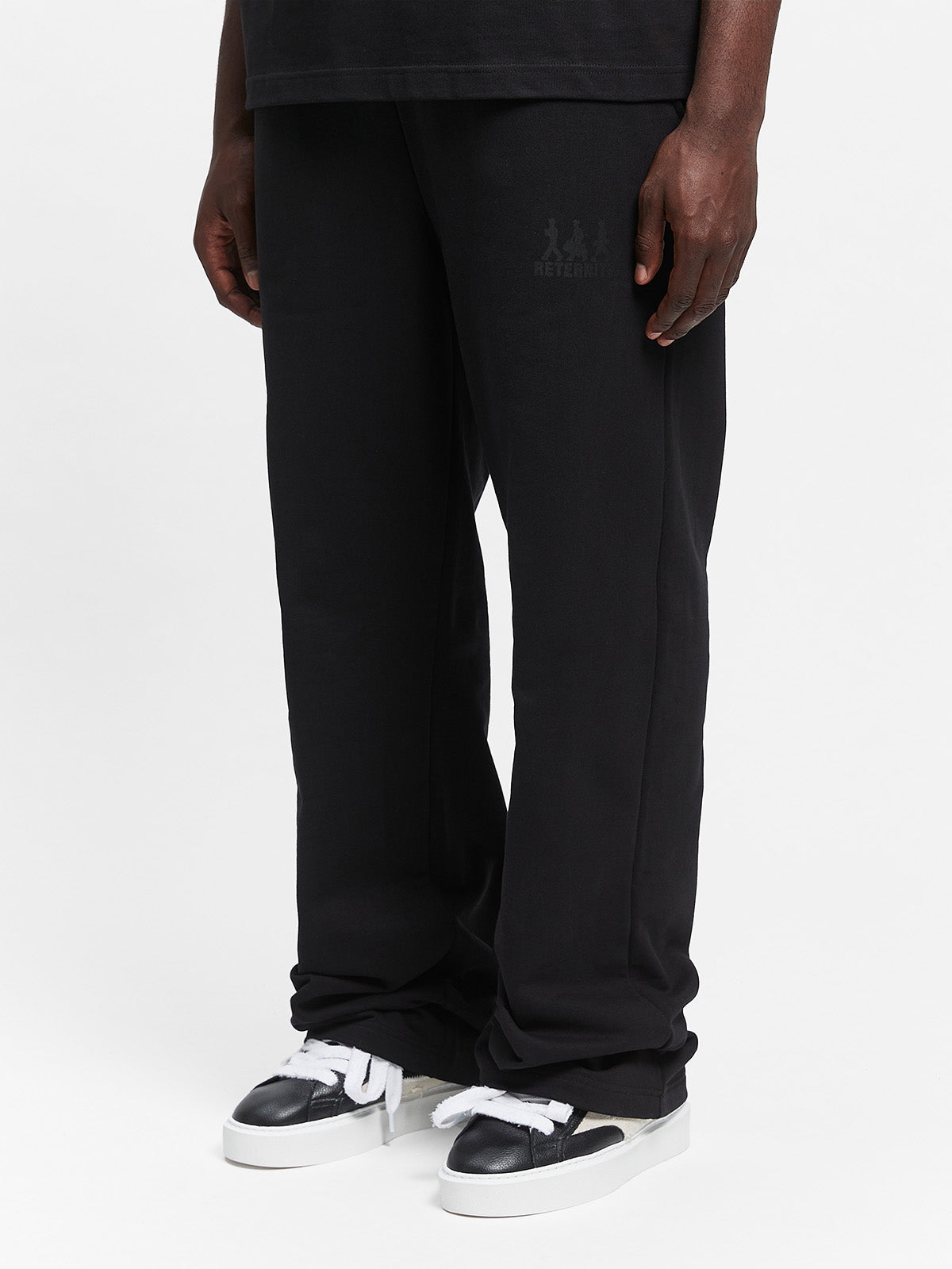 CREATIVE DEPT LOGO SWEATPANTS - BLACK