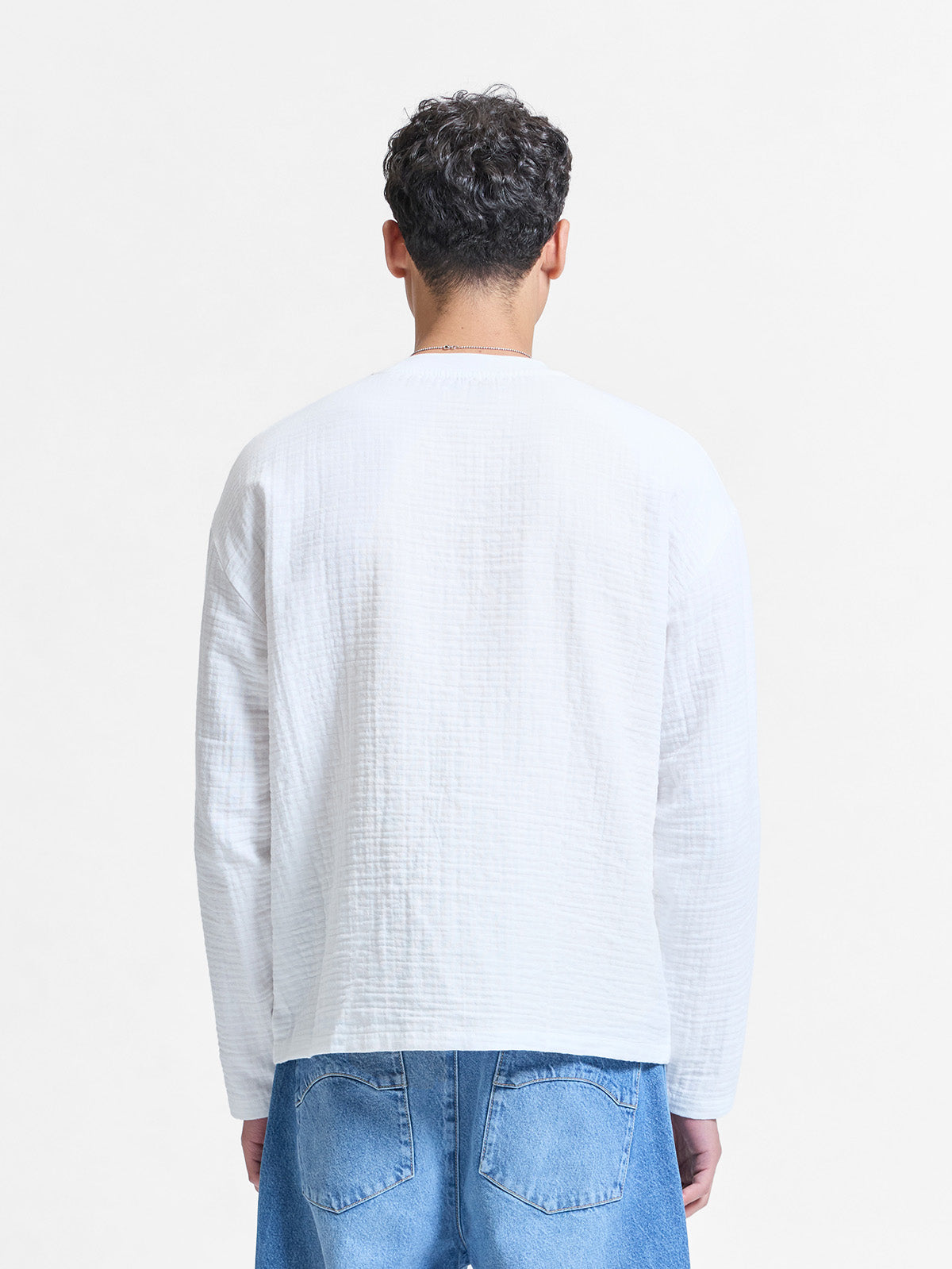 BAND OF PROCESS LONGSLEEVE - WHITE