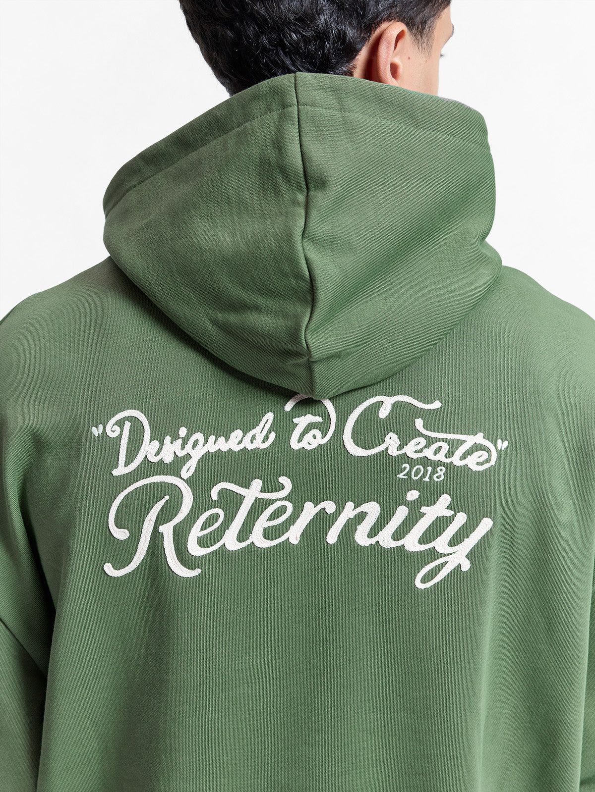 DESIGNED TO CREATE HOODIE - GREEN