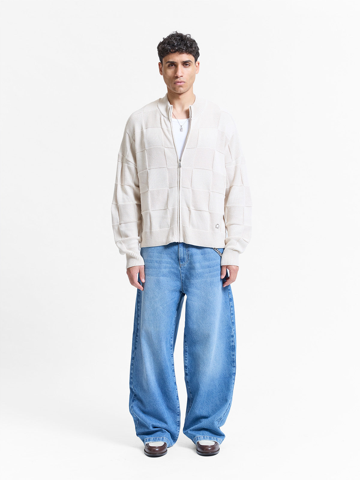 L’OUVRAGE KNIT JACKET - BEIGE