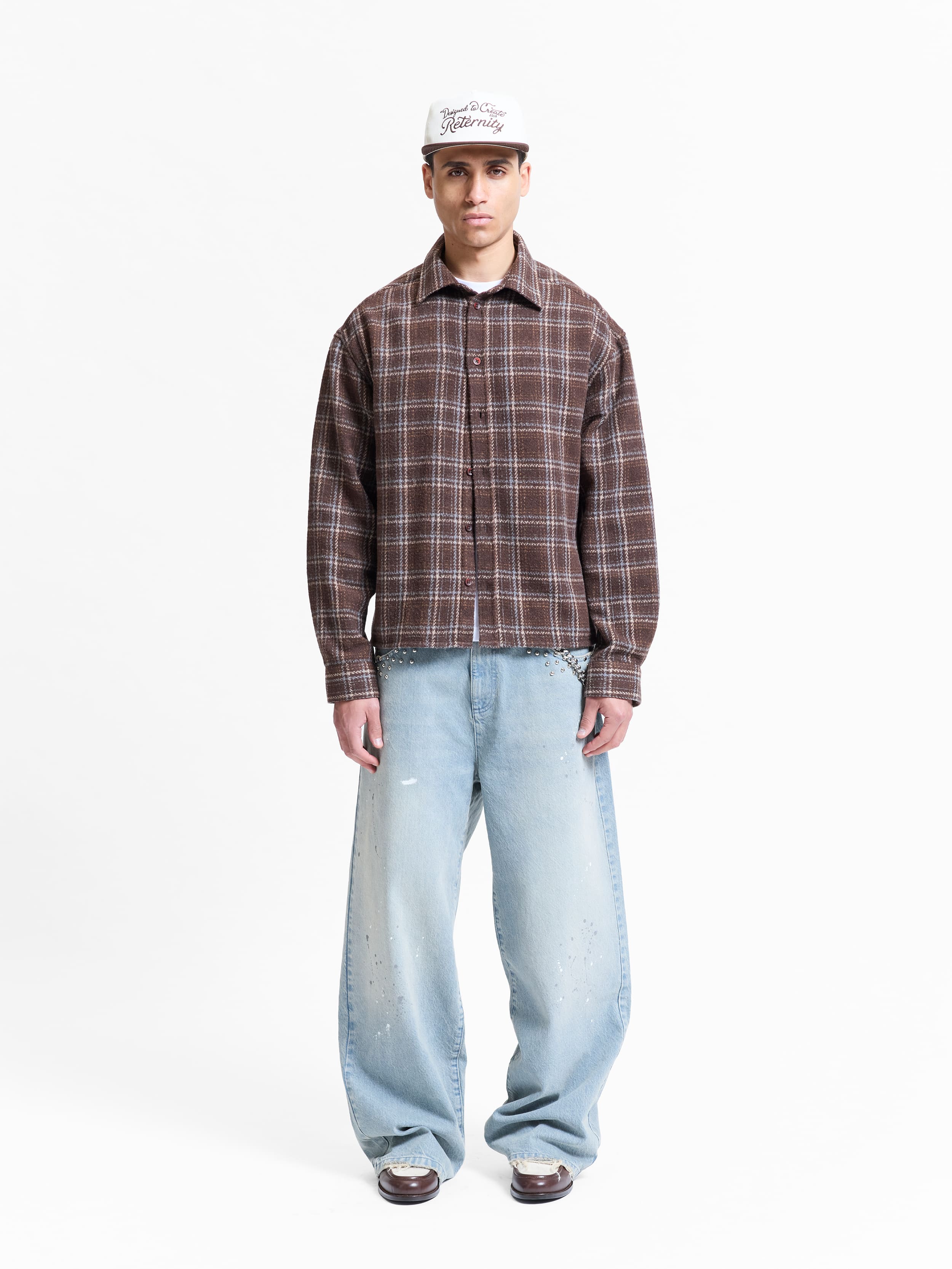 L’ARTISAN FLANNEL - BROWN