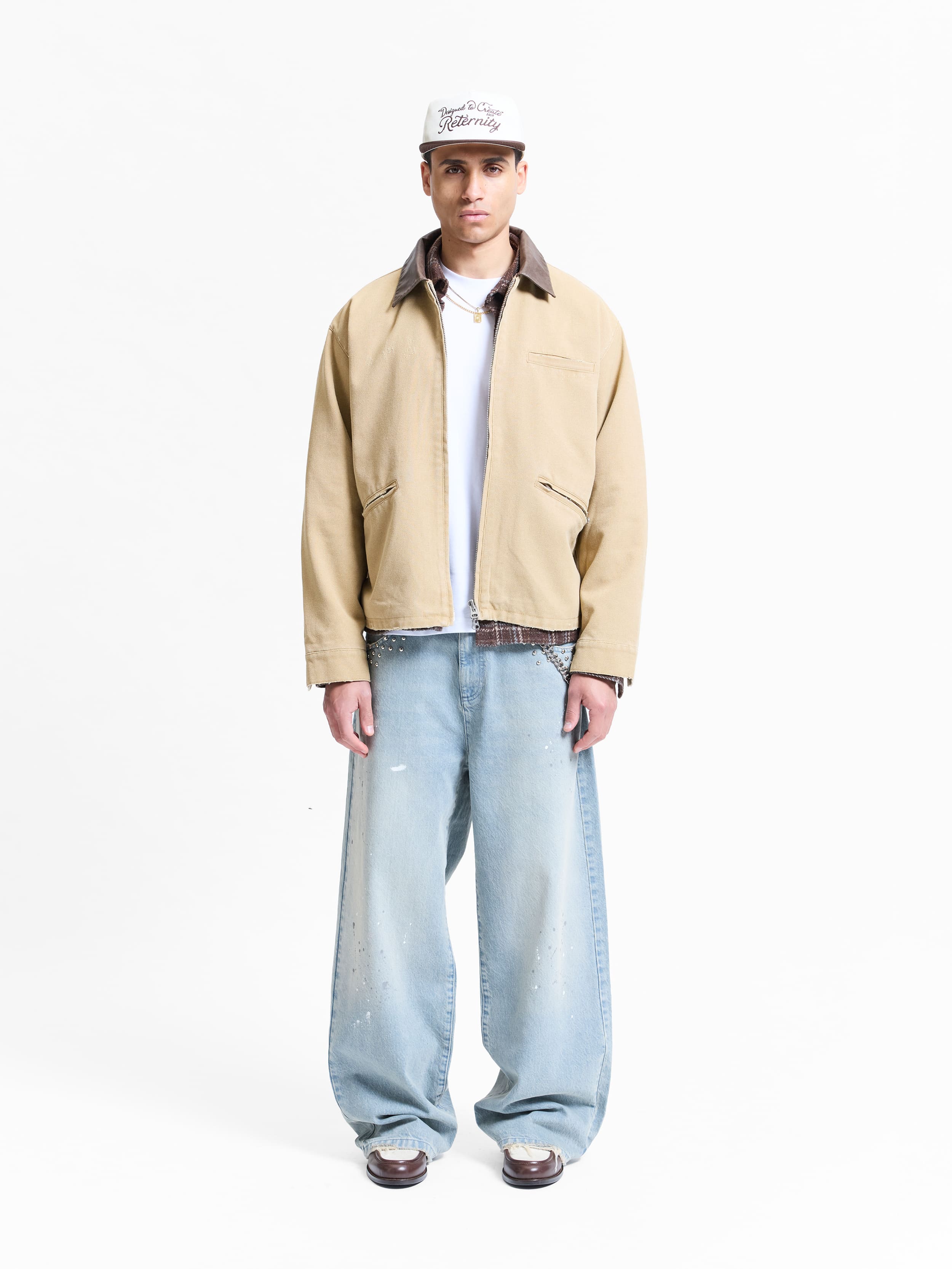 DESIGNED TO CREATE WORKWEAR JACKET - SAND