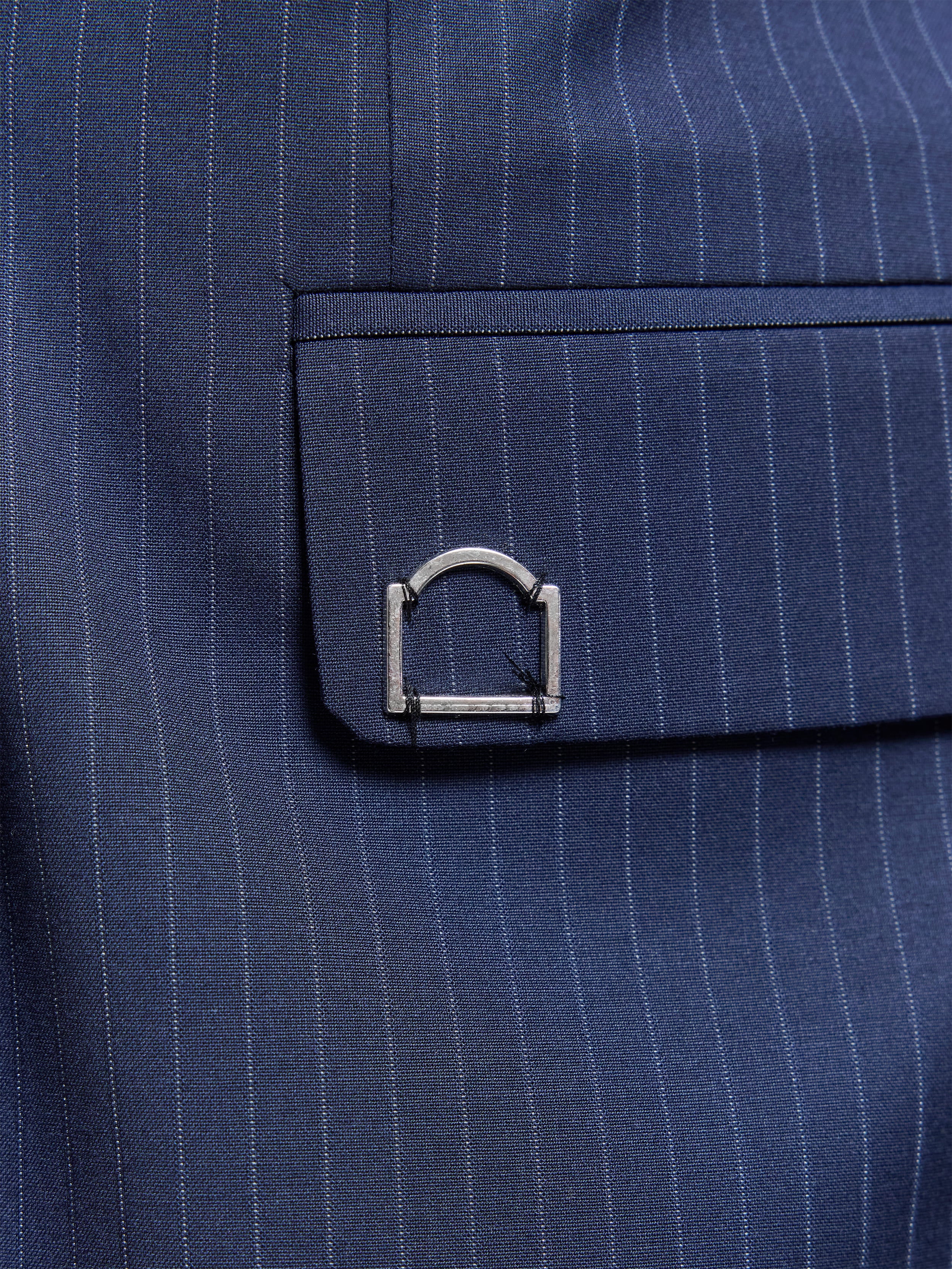 SIGNE BLAZER - PINSTRIPE BLUE