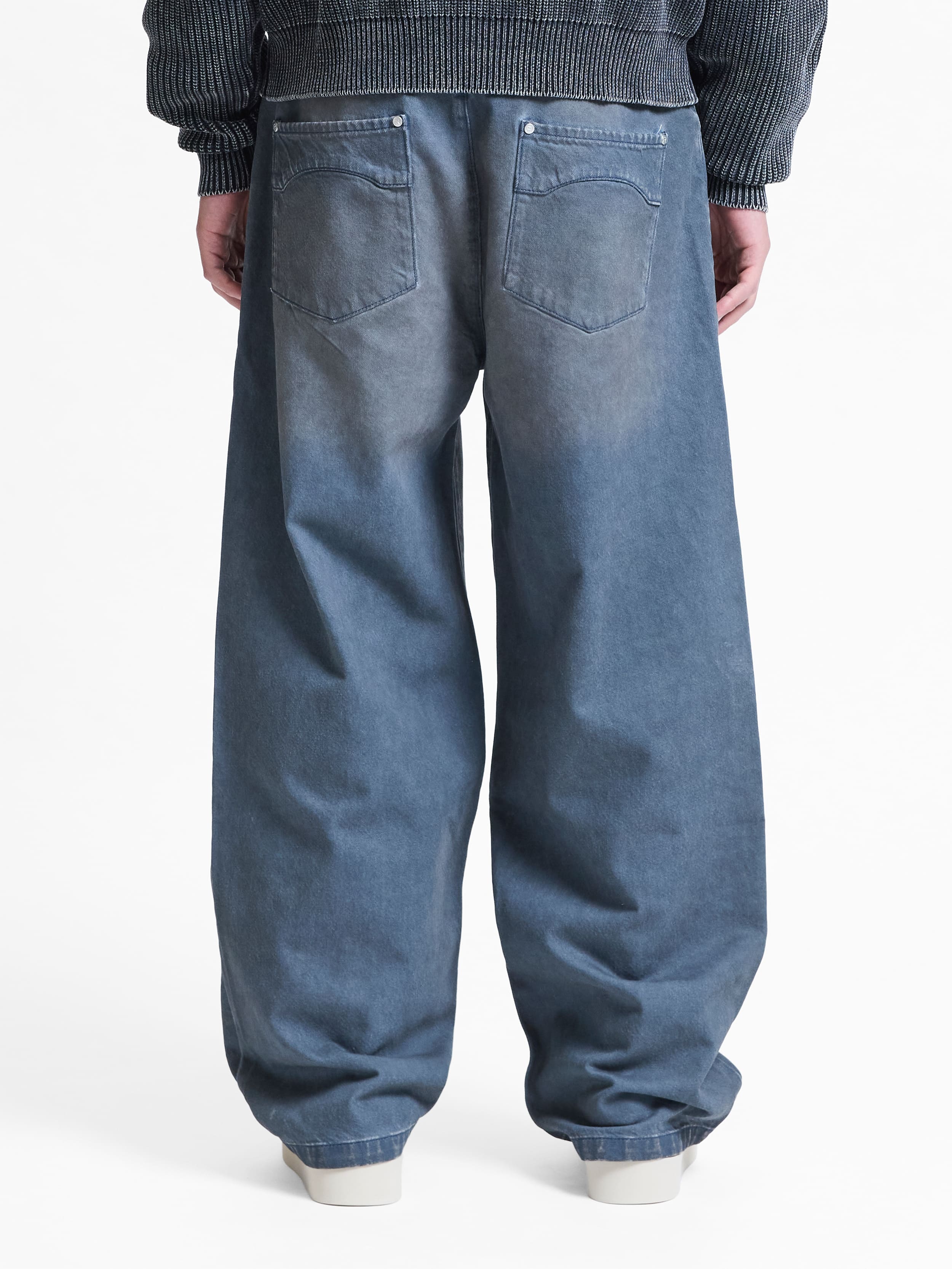 LE SCULPTÉ WAXED DENIM - BLUE