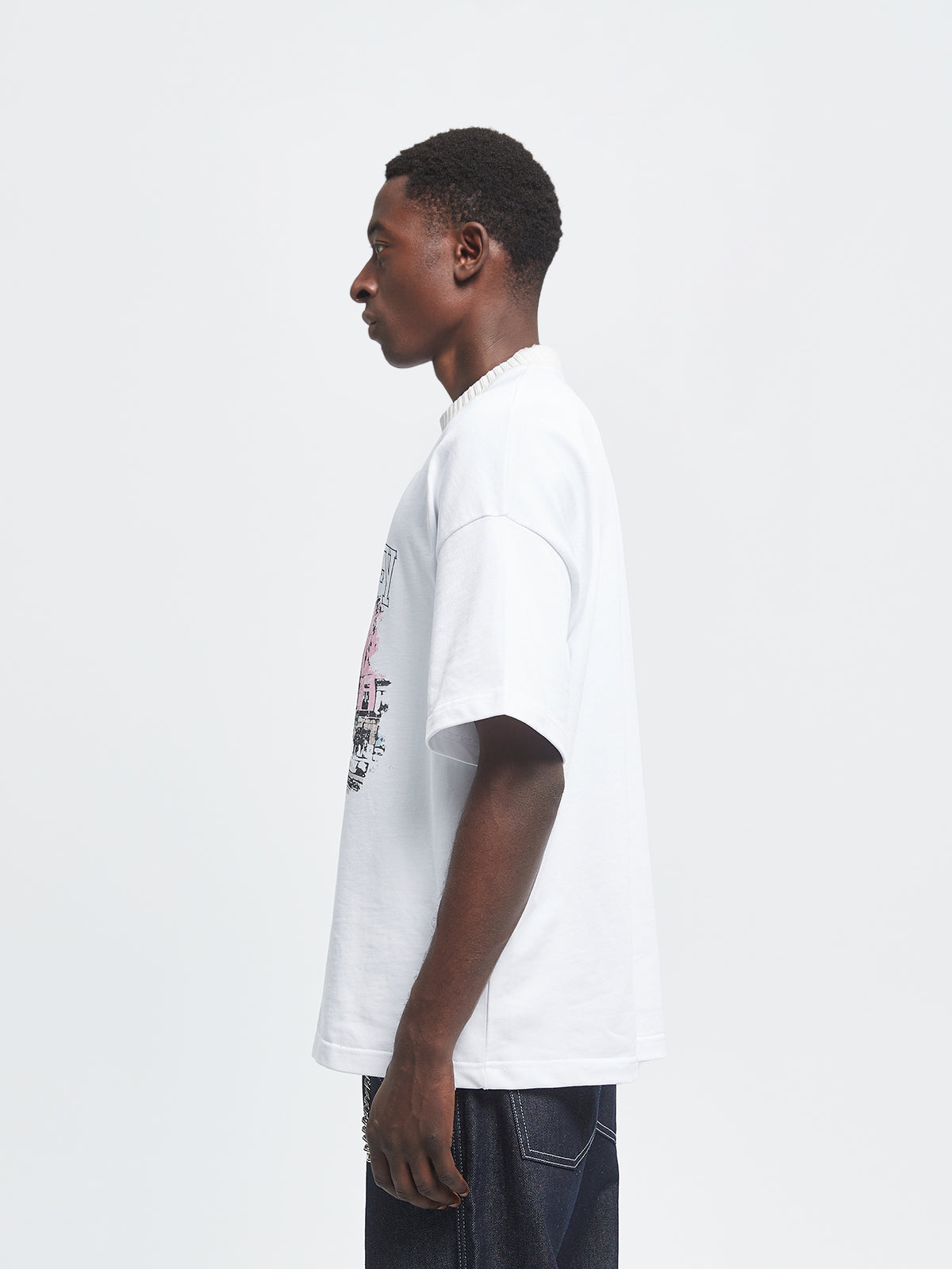 STEPS TO HEAVEN T-SHIRT - WHITE