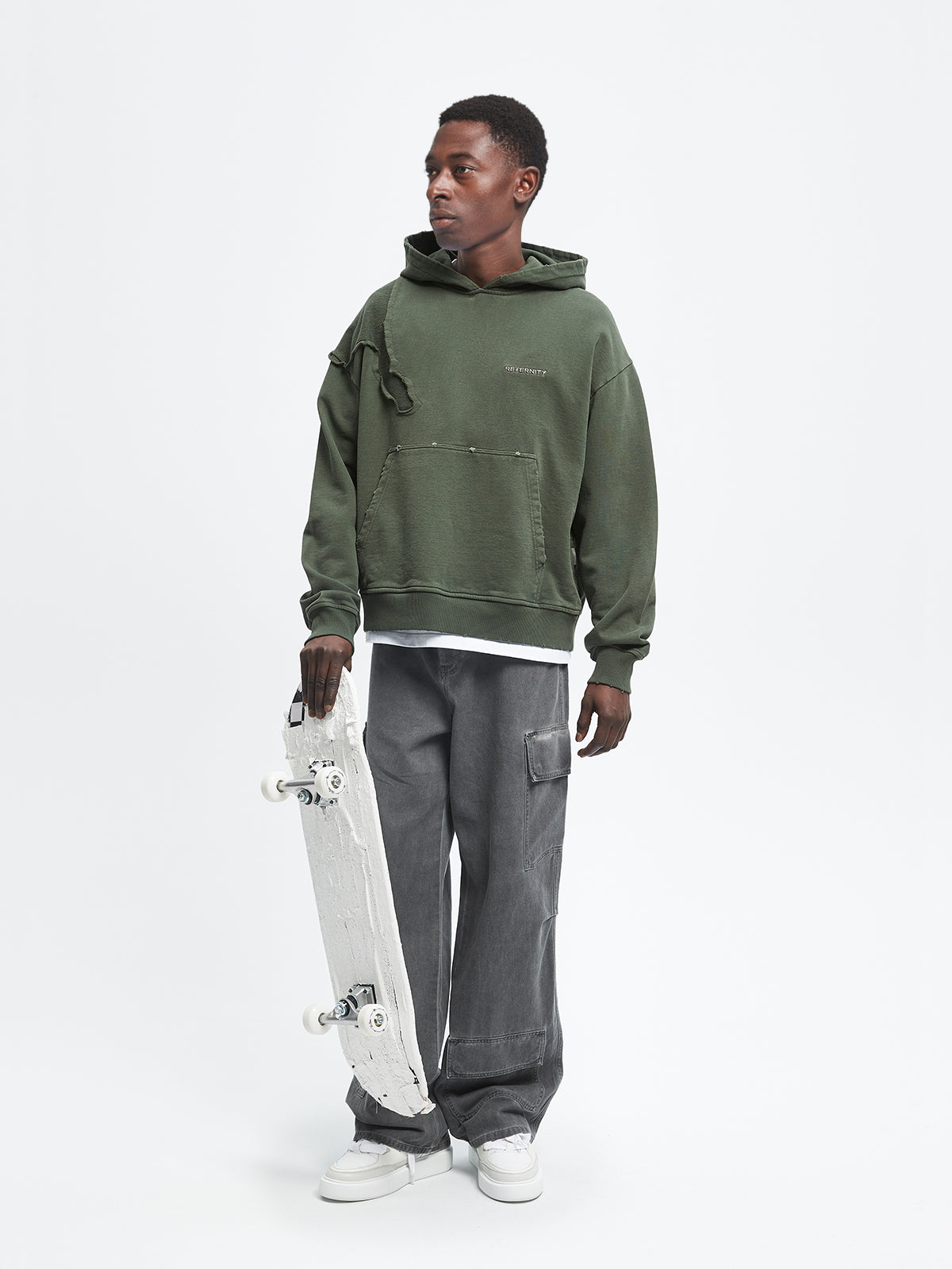 SHATTERED HOODIE - KHAKI