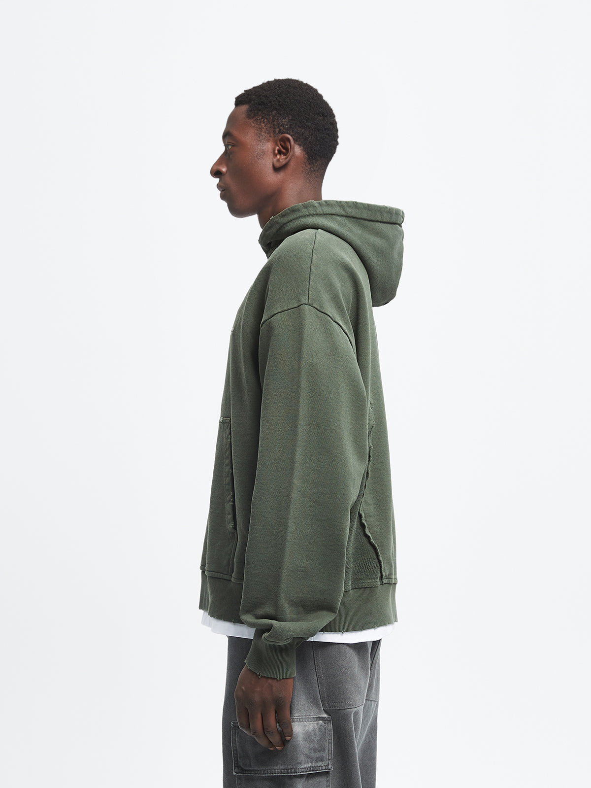 SHATTERED HOODIE - KHAKI