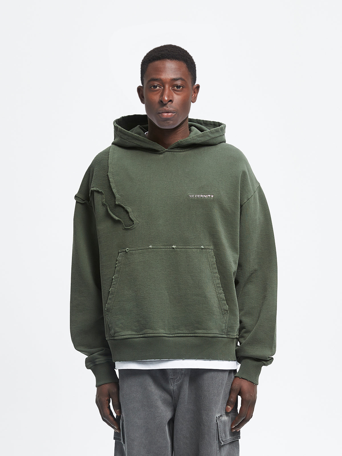 SHATTERED HOODIE - KHAKI