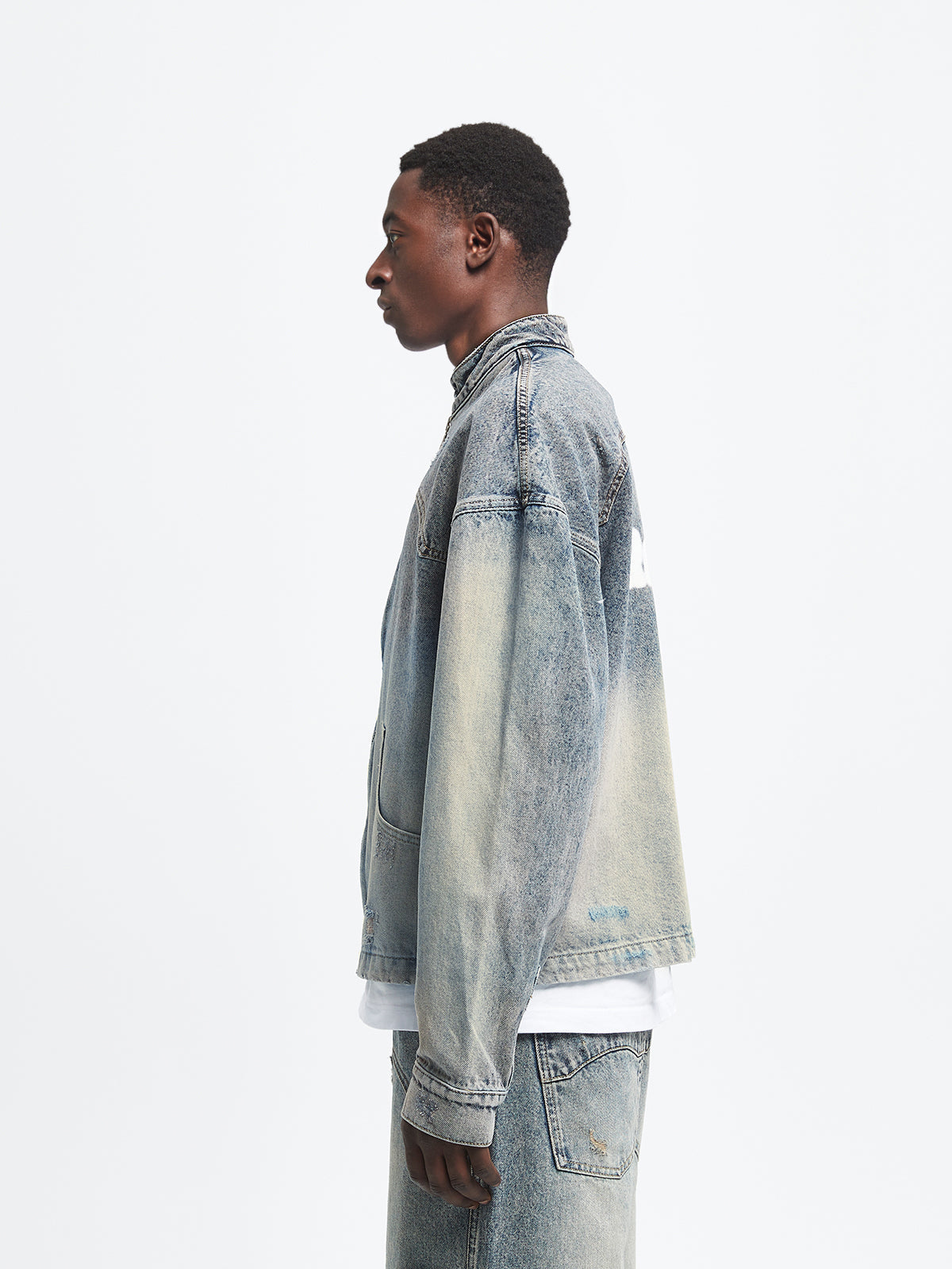 AURÉLIE DENIM JACKET - WASHED BLUE