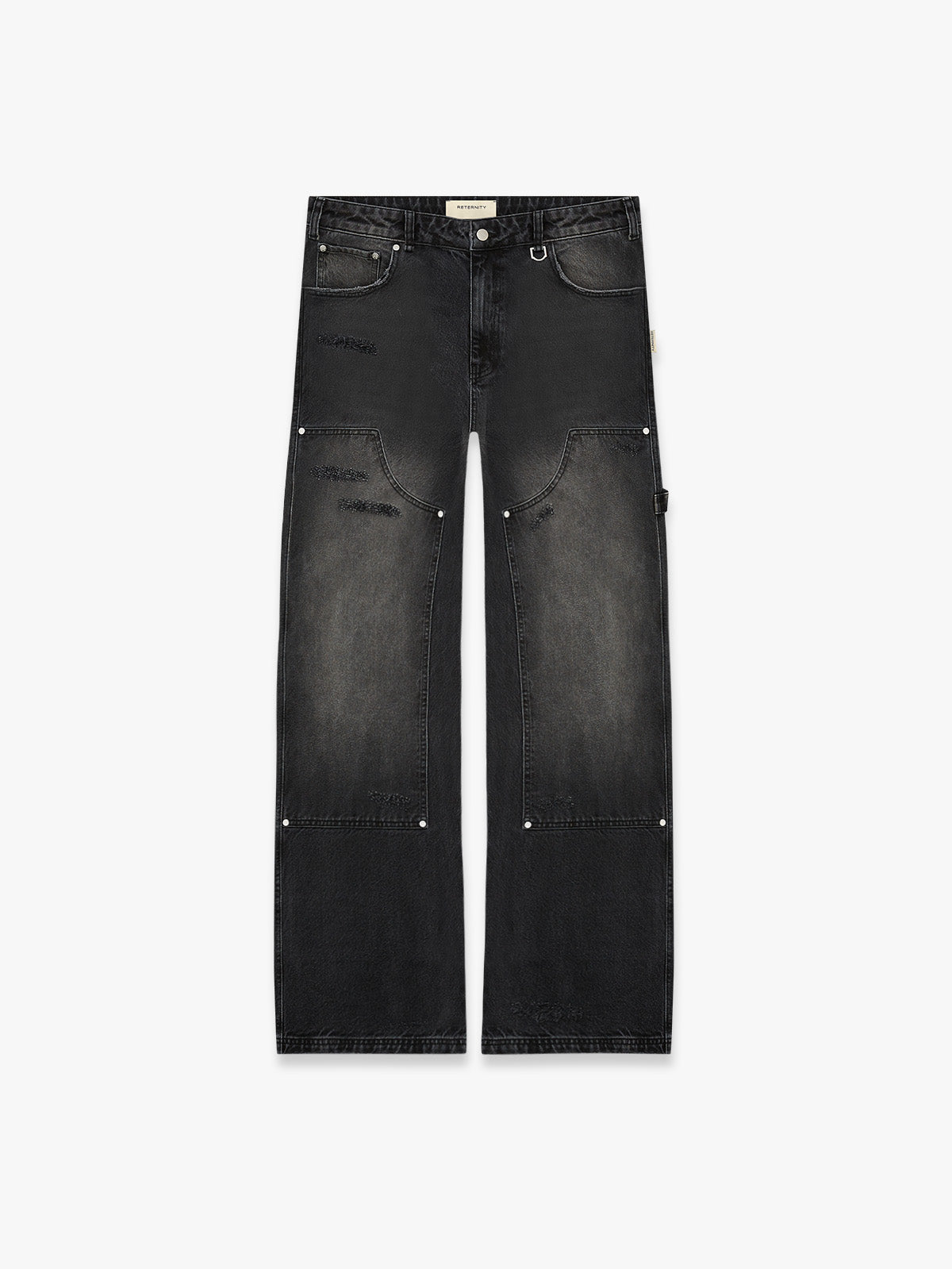 CARPENTER PANTS - WASHED BLACK
