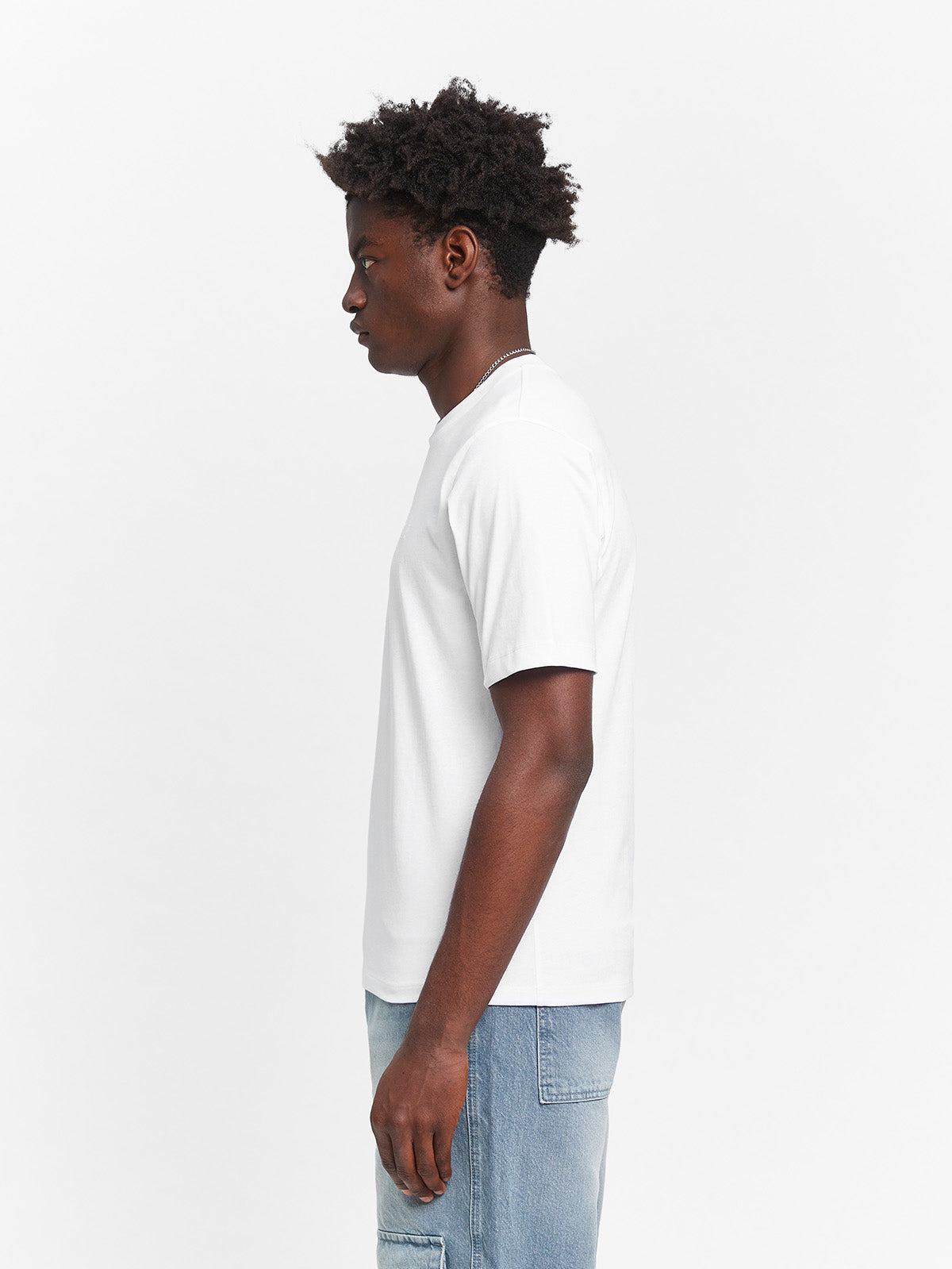 SIGNE FITTED T-SHIRT - WHITE