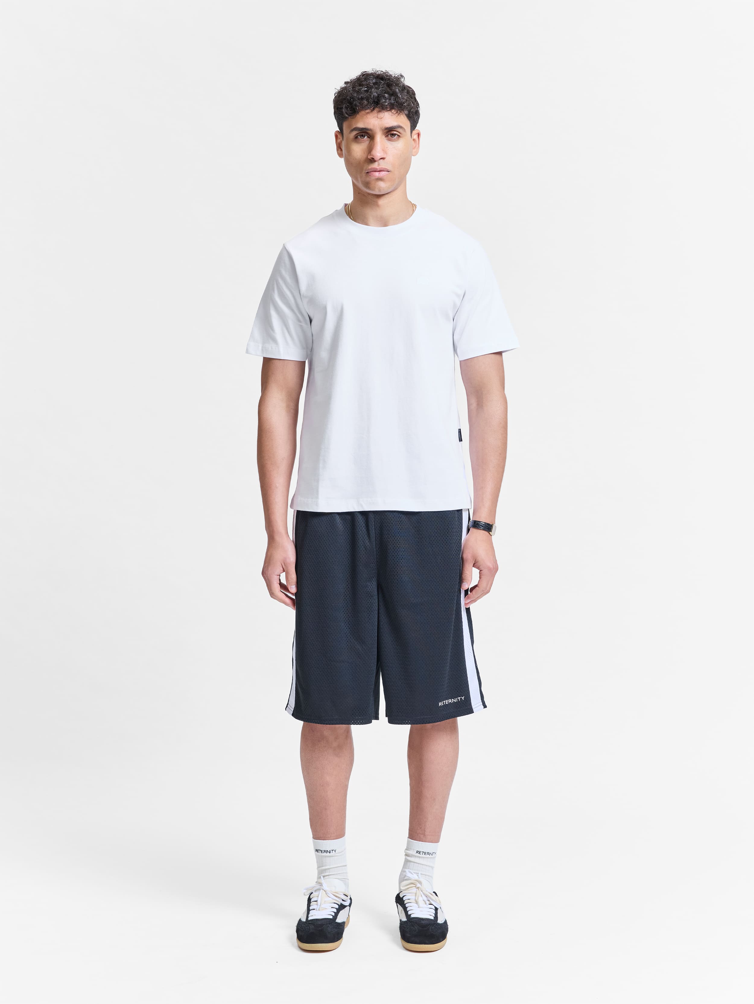 SIGNE FITTED T-SHIRT - WHITE