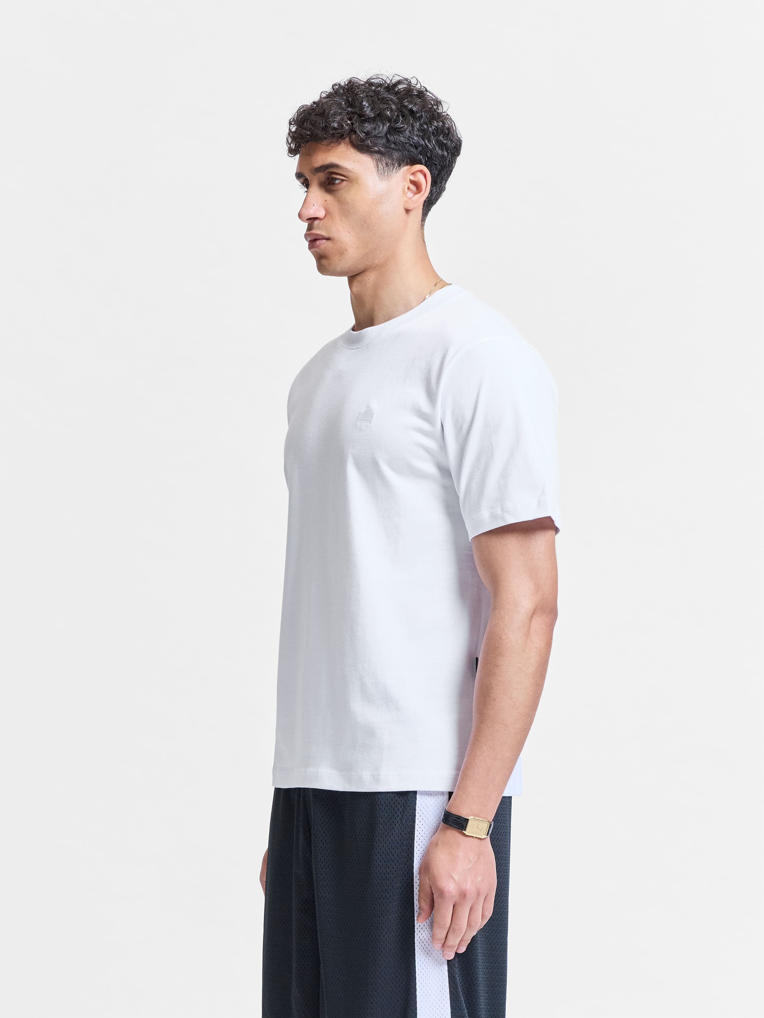 SIGNE FITTED T-SHIRT - WHITE