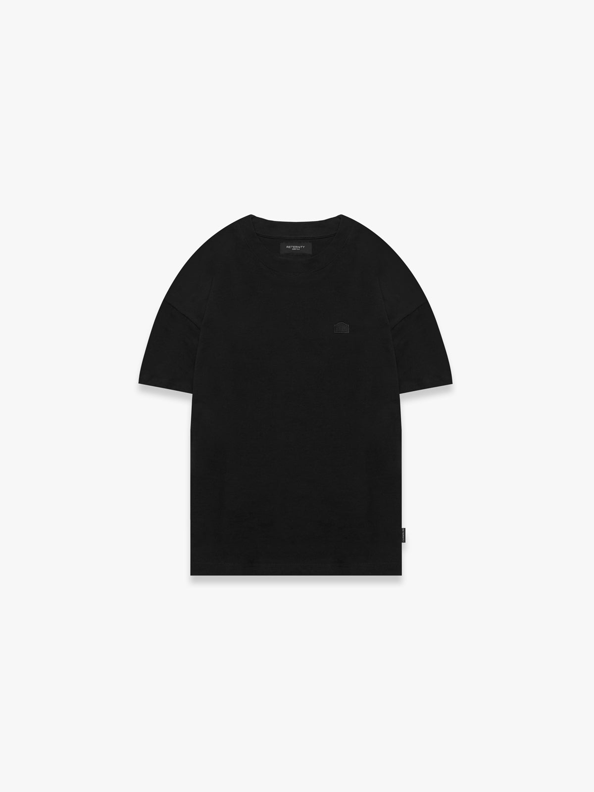 SIGNE FITTED T-SHIRT - BLACK