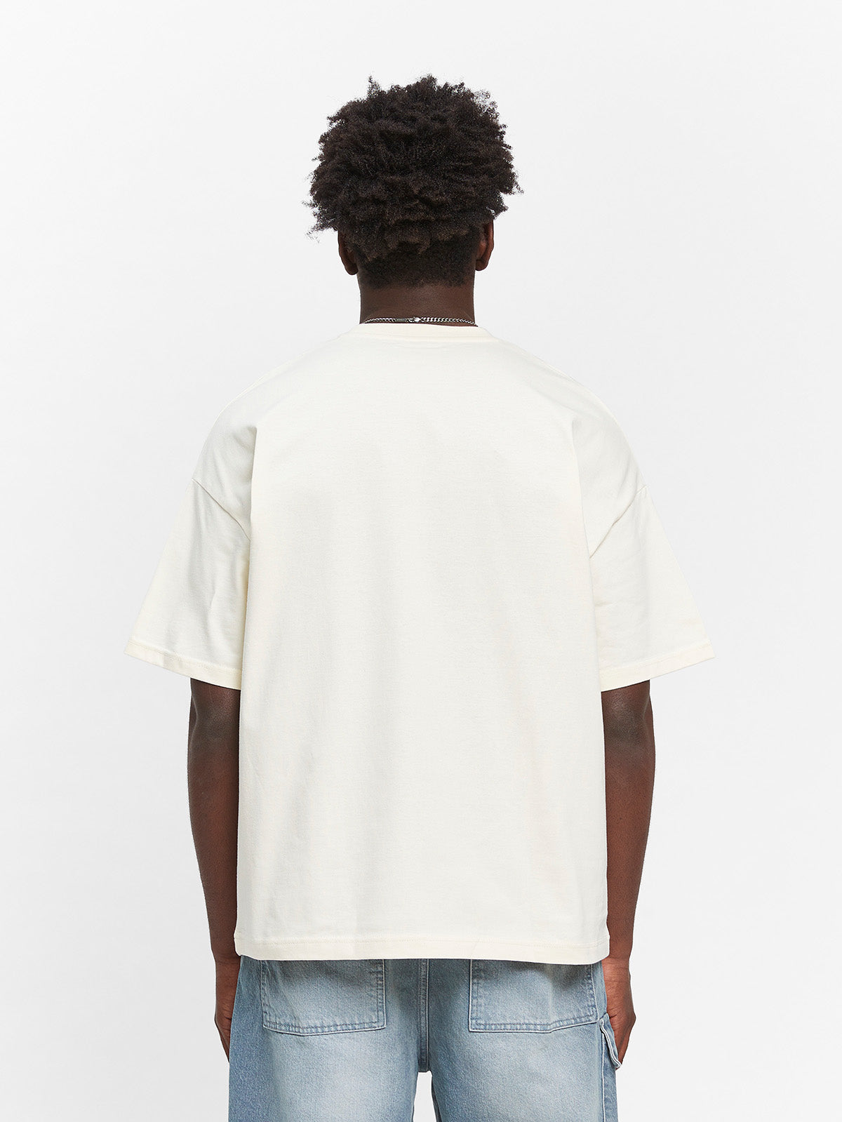 CREATIVE DEPT LOGO T-SHIRT - CREAM