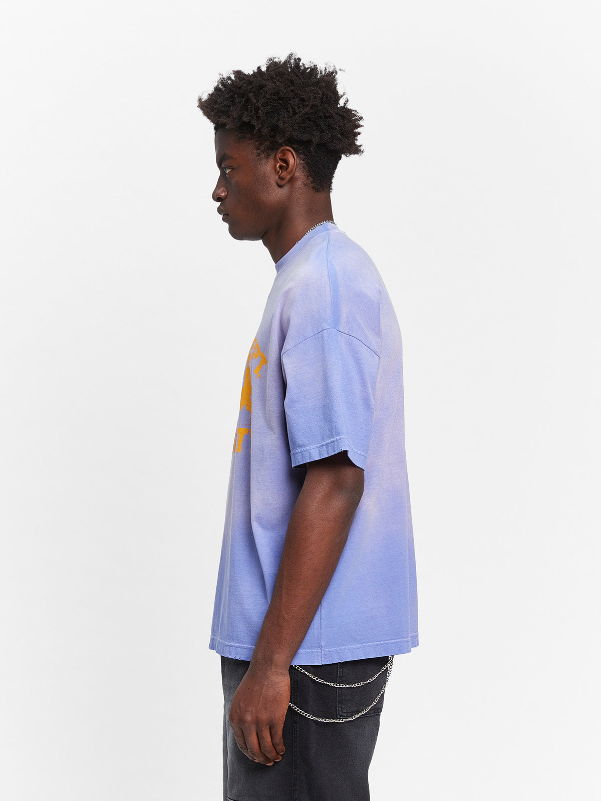 CREATIVE DEPT LOGO T-SHIRT - WASHED PURPLE