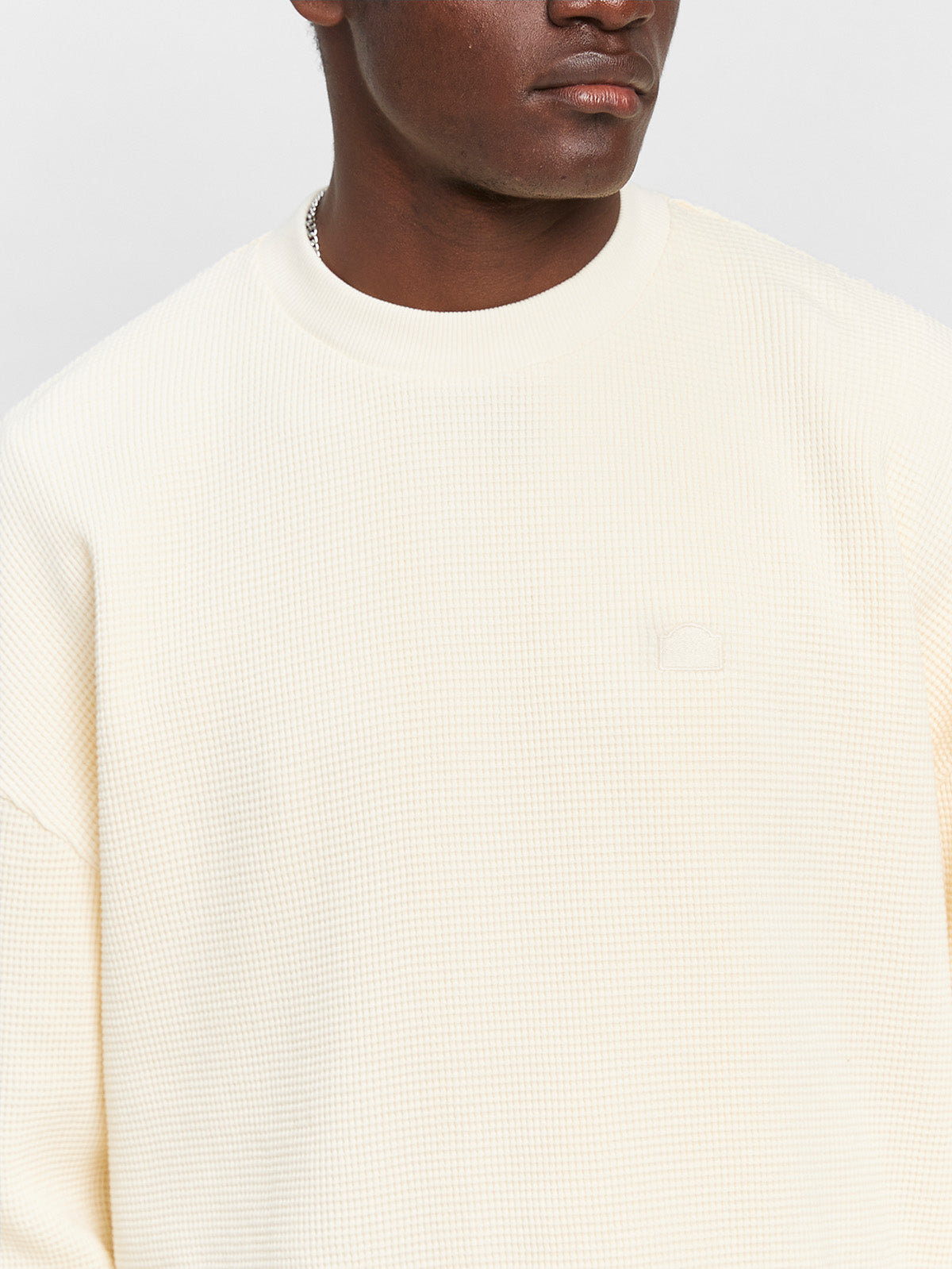 SIGNE WAFFLE LONGSLEEVE - CREAM