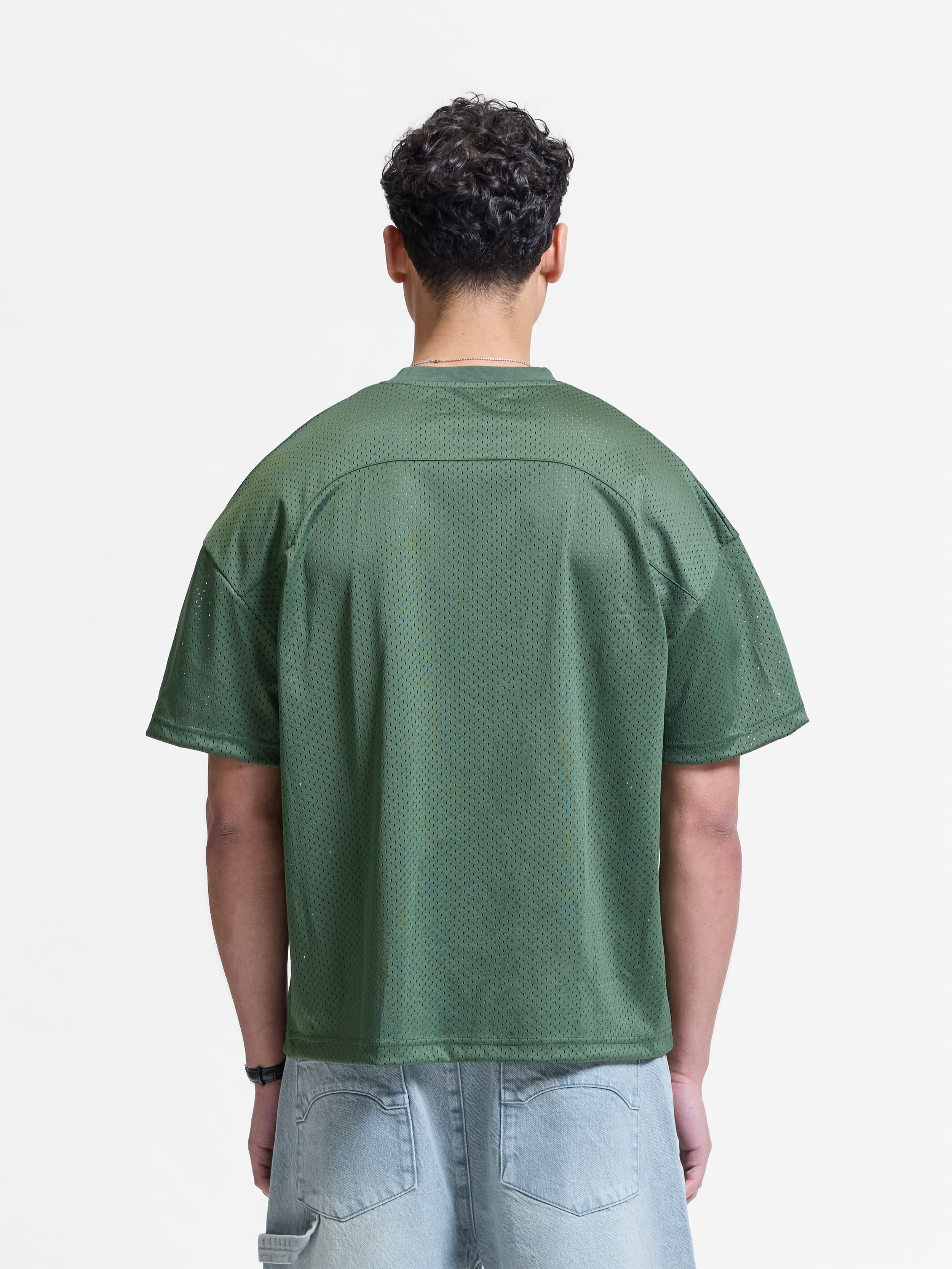 NOTRE DAME MESH T-SHIRT - GREEN
