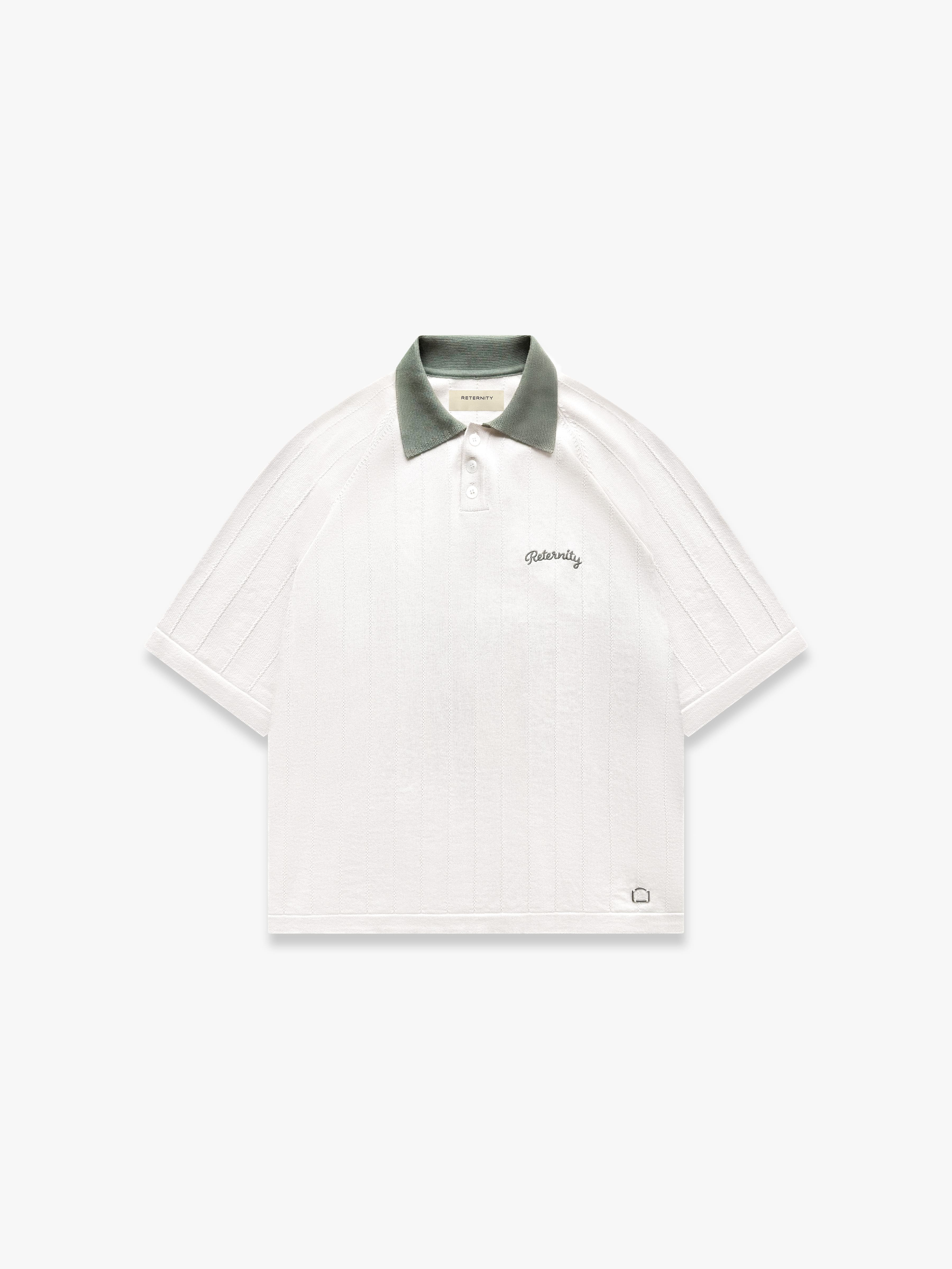 LE PROGRES KNIT POLO - CREAM