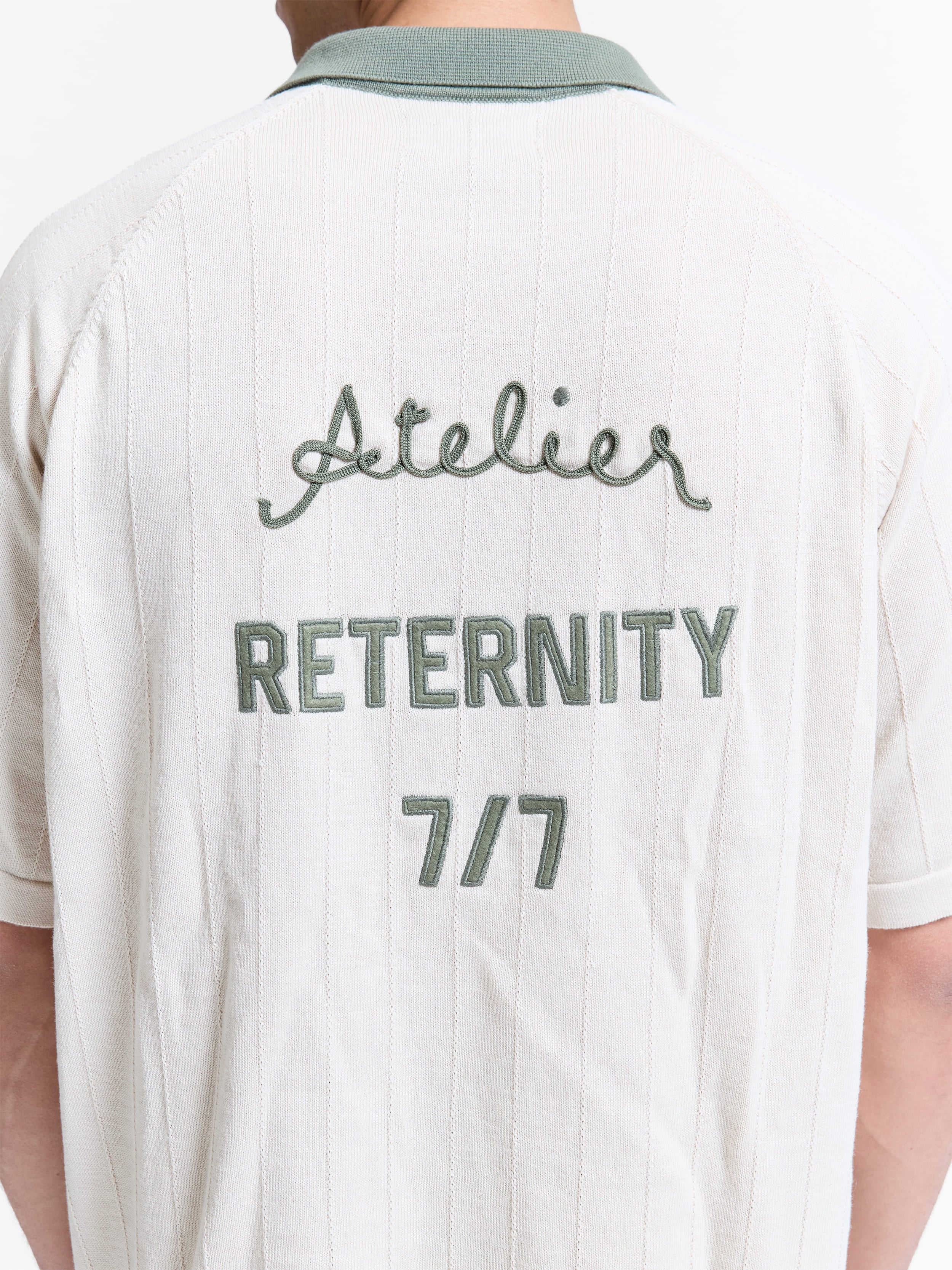 LE PROGRES KNIT POLO - CREAM