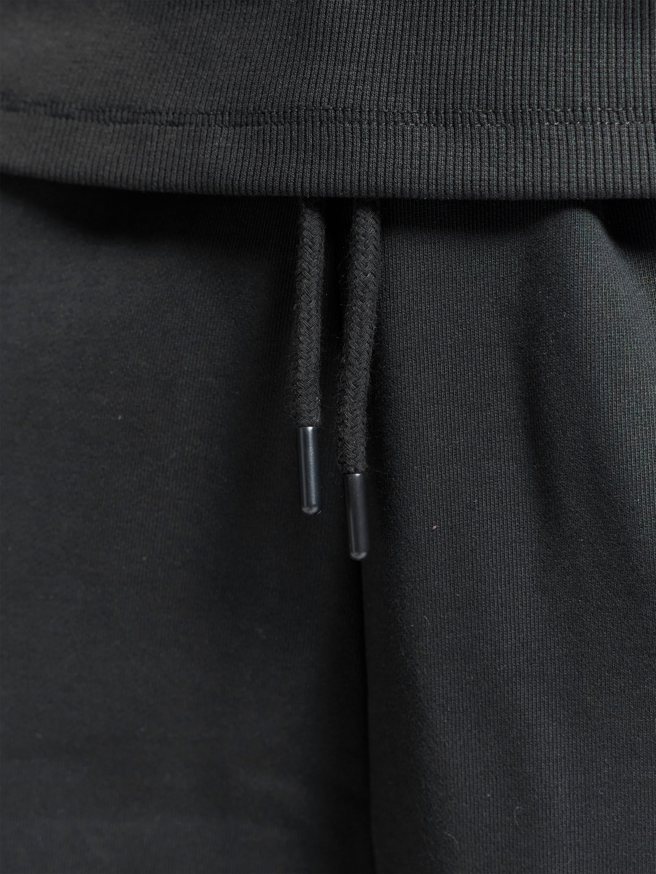 NOTRE DAME COTTON SHORTS - BLACK
