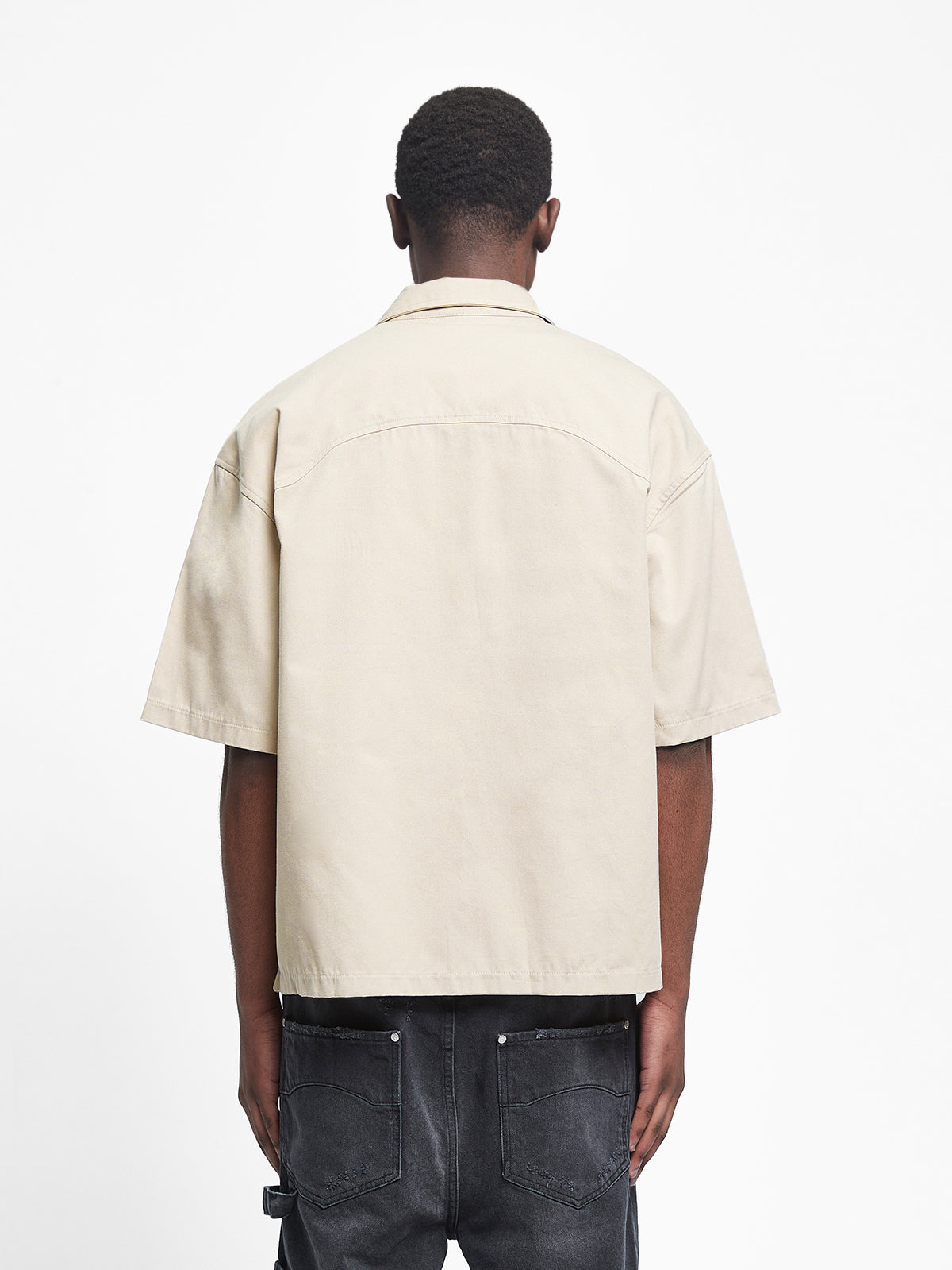 SIGNE BUTTON SHIRT - CREAM