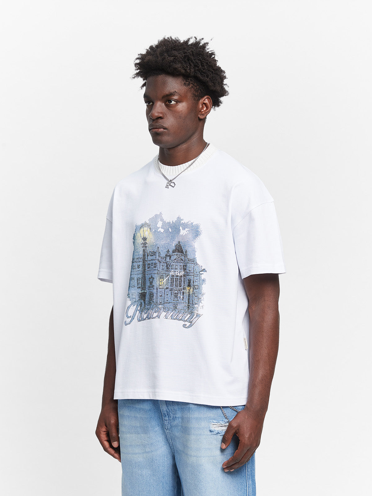 ARTIST BY NIGHT T-SHIRT - WHITE