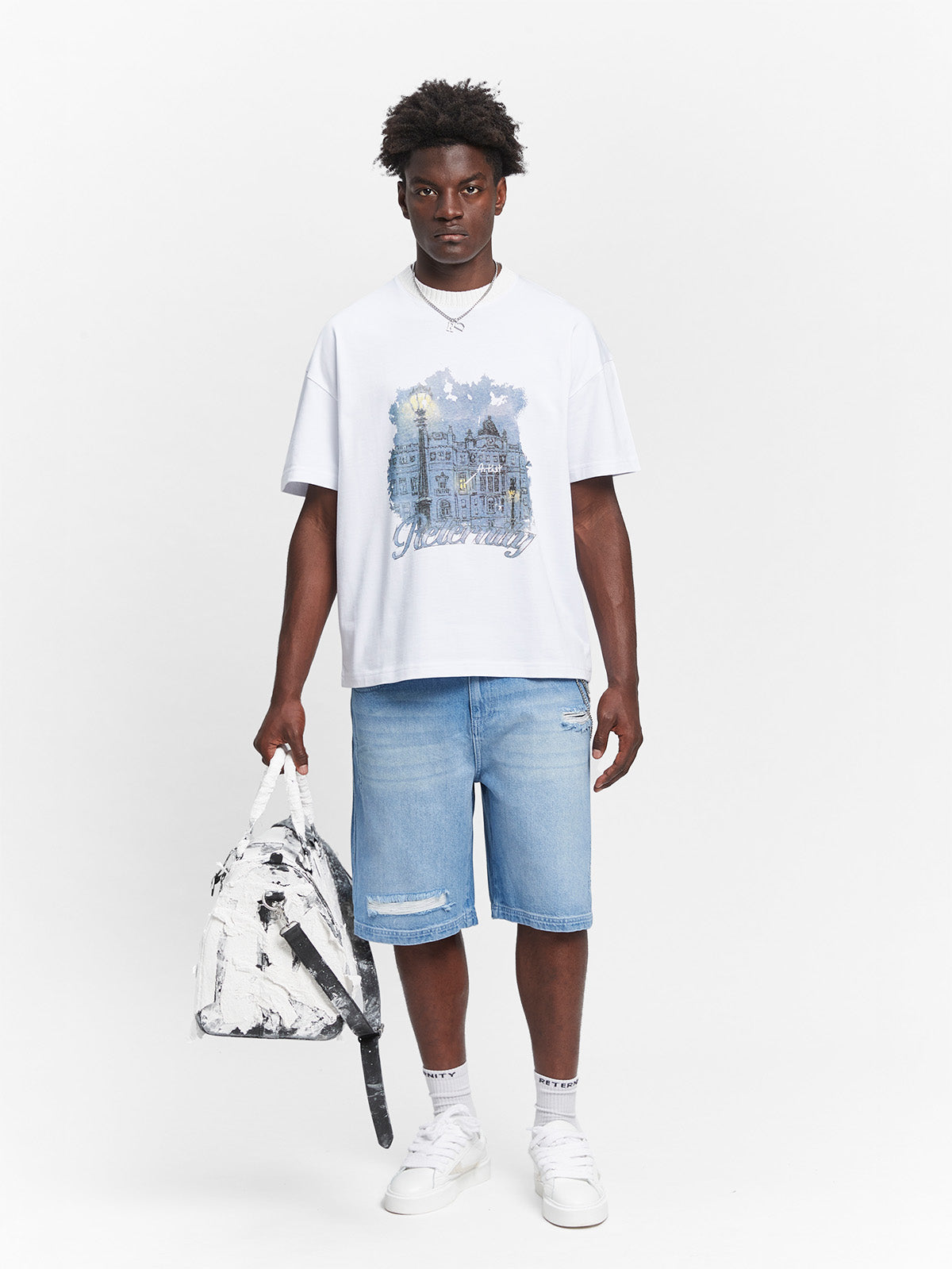 ARTIST BY NIGHT T-SHIRT - WHITE