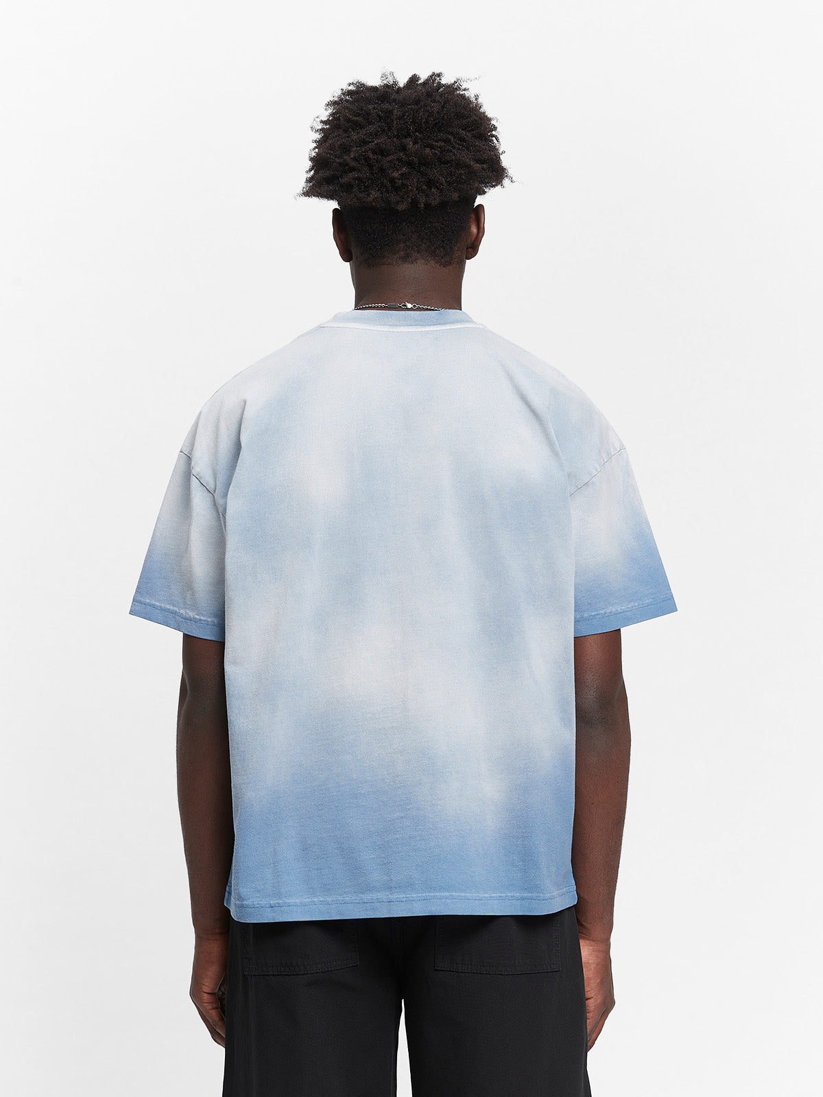 UNIVERSITY T-SHIRT - HEAVY BLEACHED BLUE
