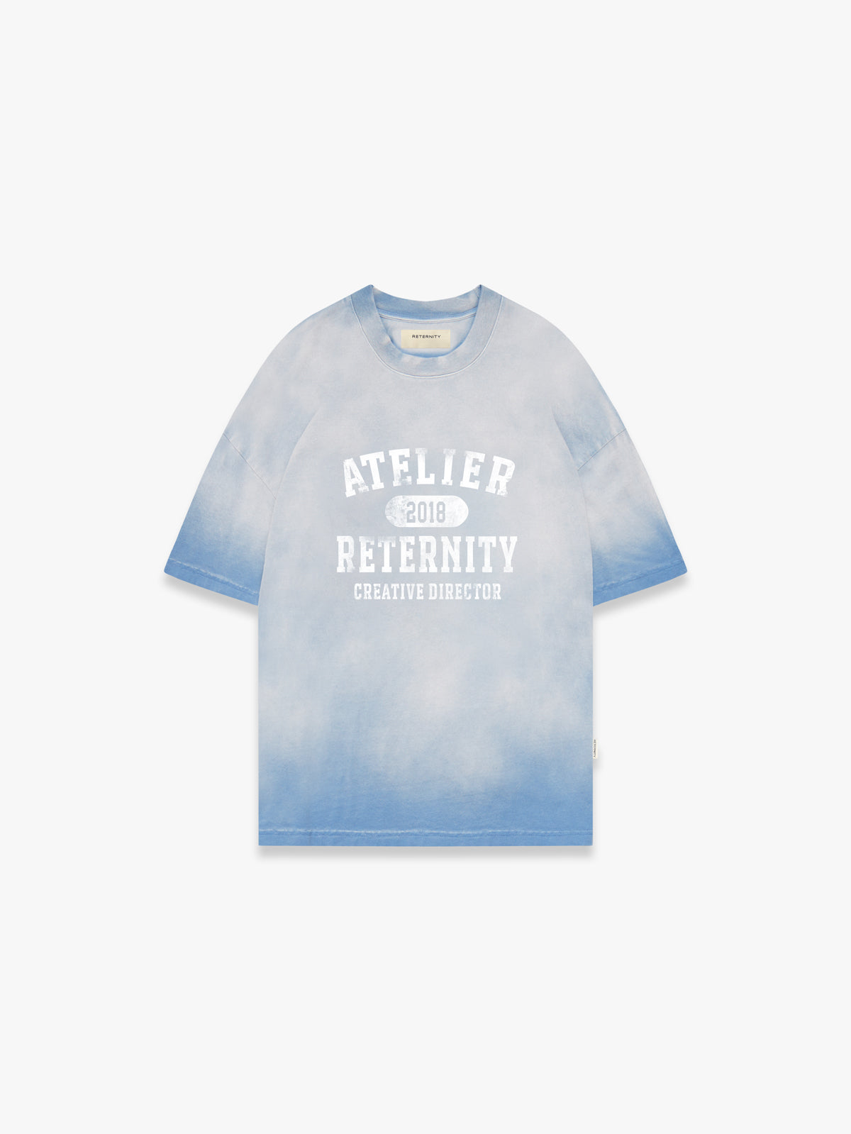 ATELIER EMBLEM T-SHIRT - HEAVY BLEACHED BLUE