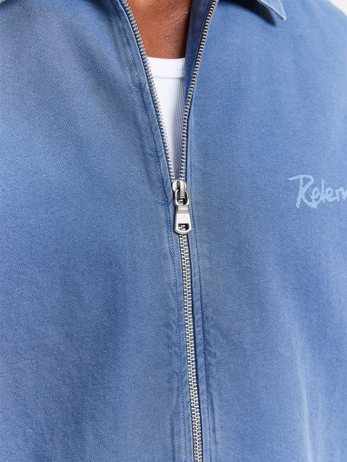 LUMÉVO CANVAS ZIP-SHIRT - BLUE