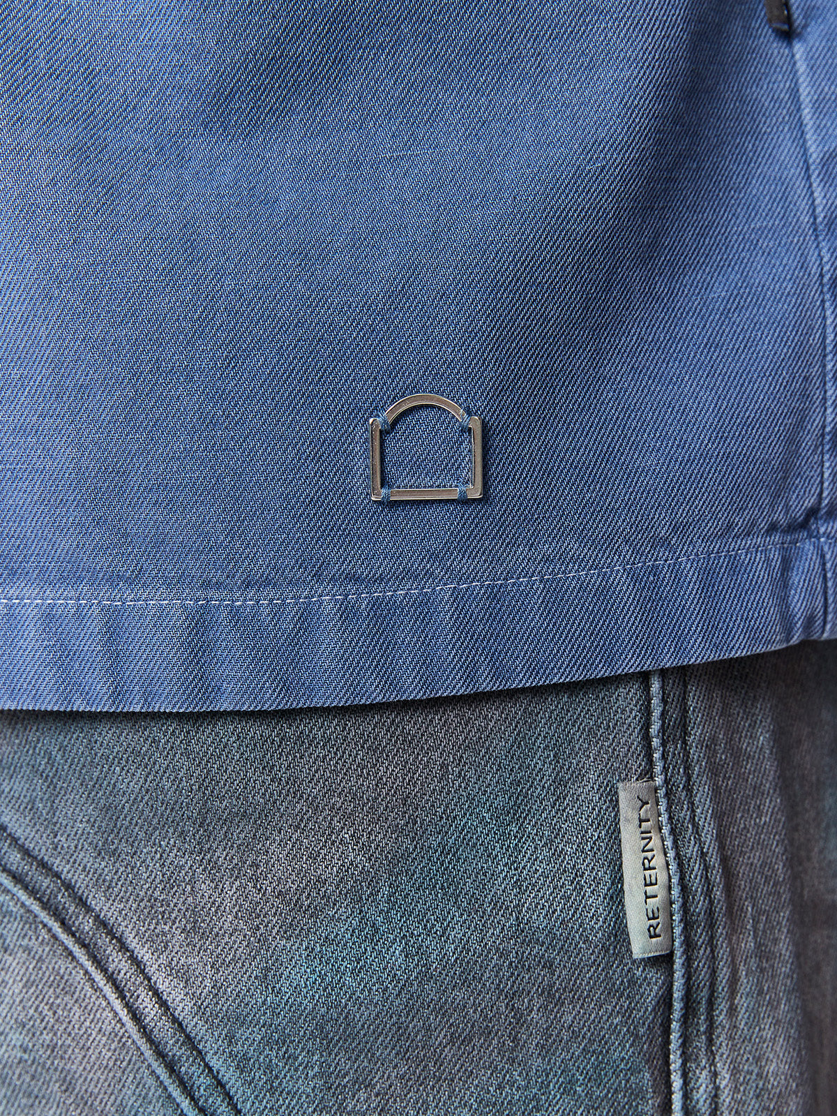 LUMÉVO CANVAS ZIP-SHIRT - BLUE