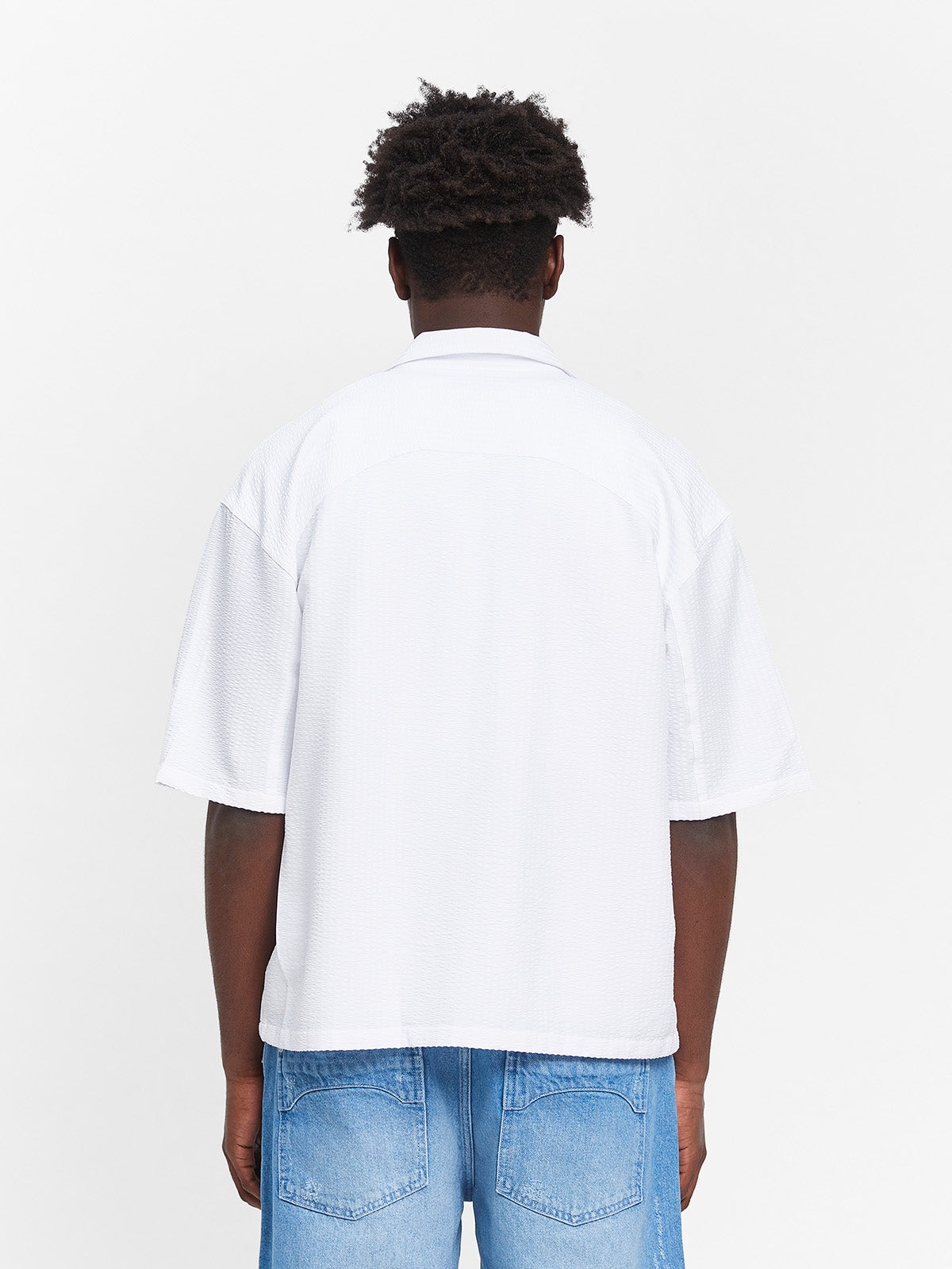 ÉCLUX BUTTON SHIRT - WHITE