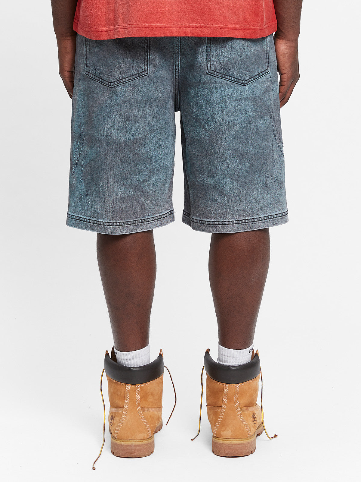 PAINTED ARTISAN SHORTS - WASHED GREY