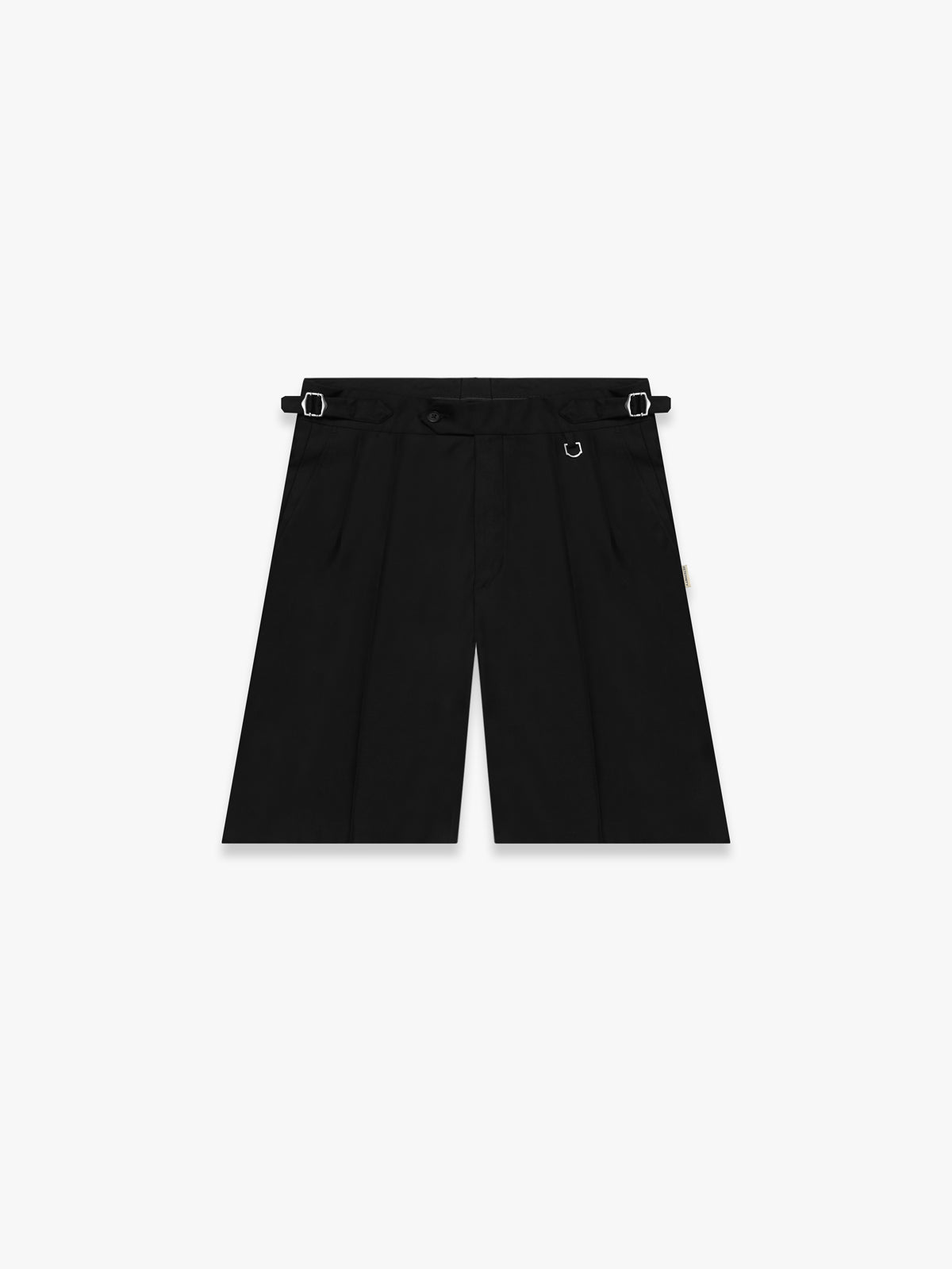 TAILORED BAGGY SHORTS - BLACK