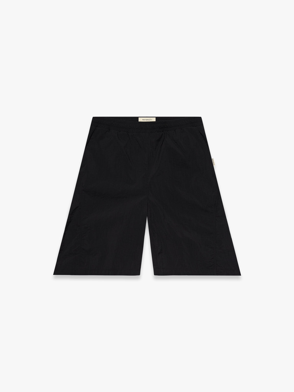 BAGGY TRACK SHORTS - BLACK