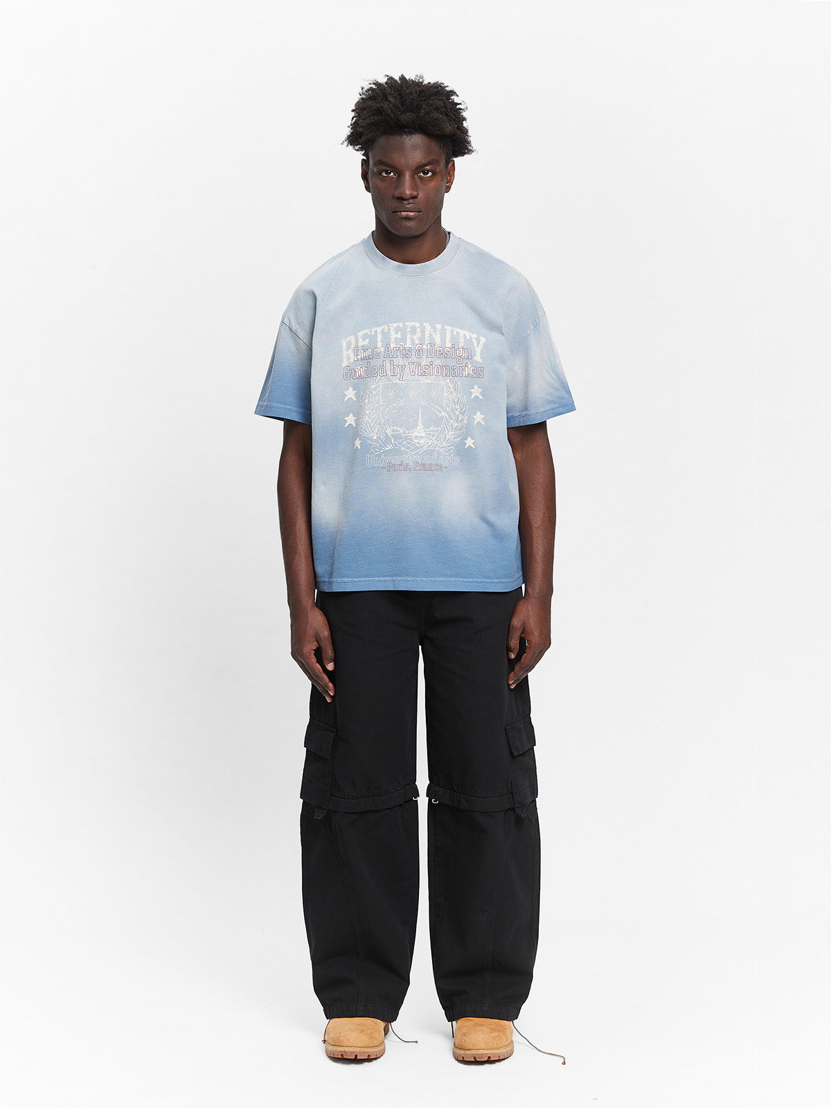 DETACHABLE CARGO PANTS - BLACK