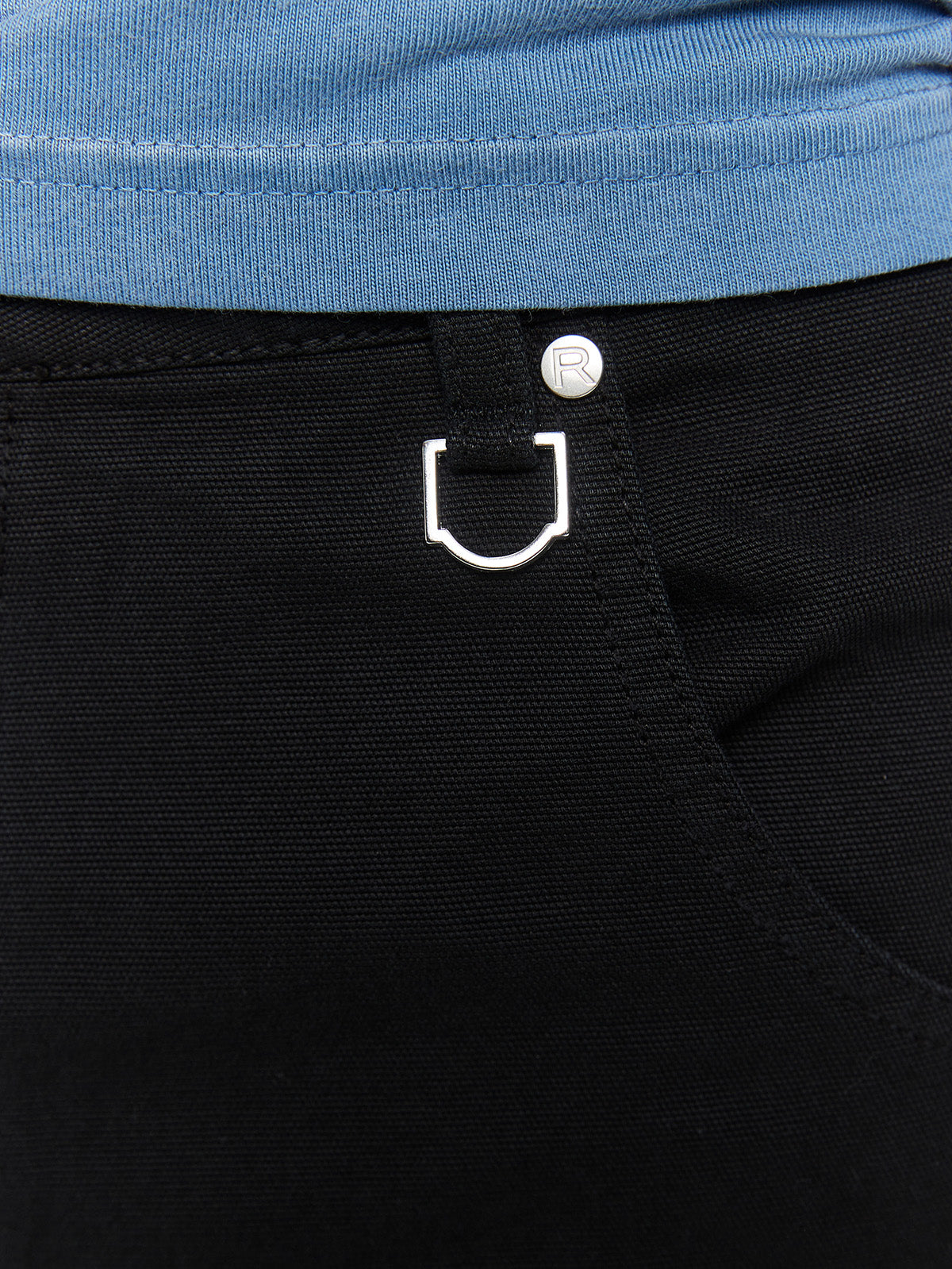 DETACHABLE CARGO PANTS - BLACK