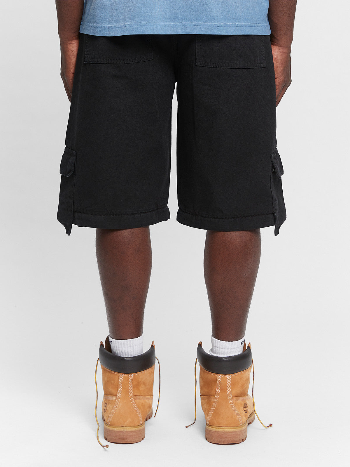 DETACHABLE CARGO PANTS - BLACK