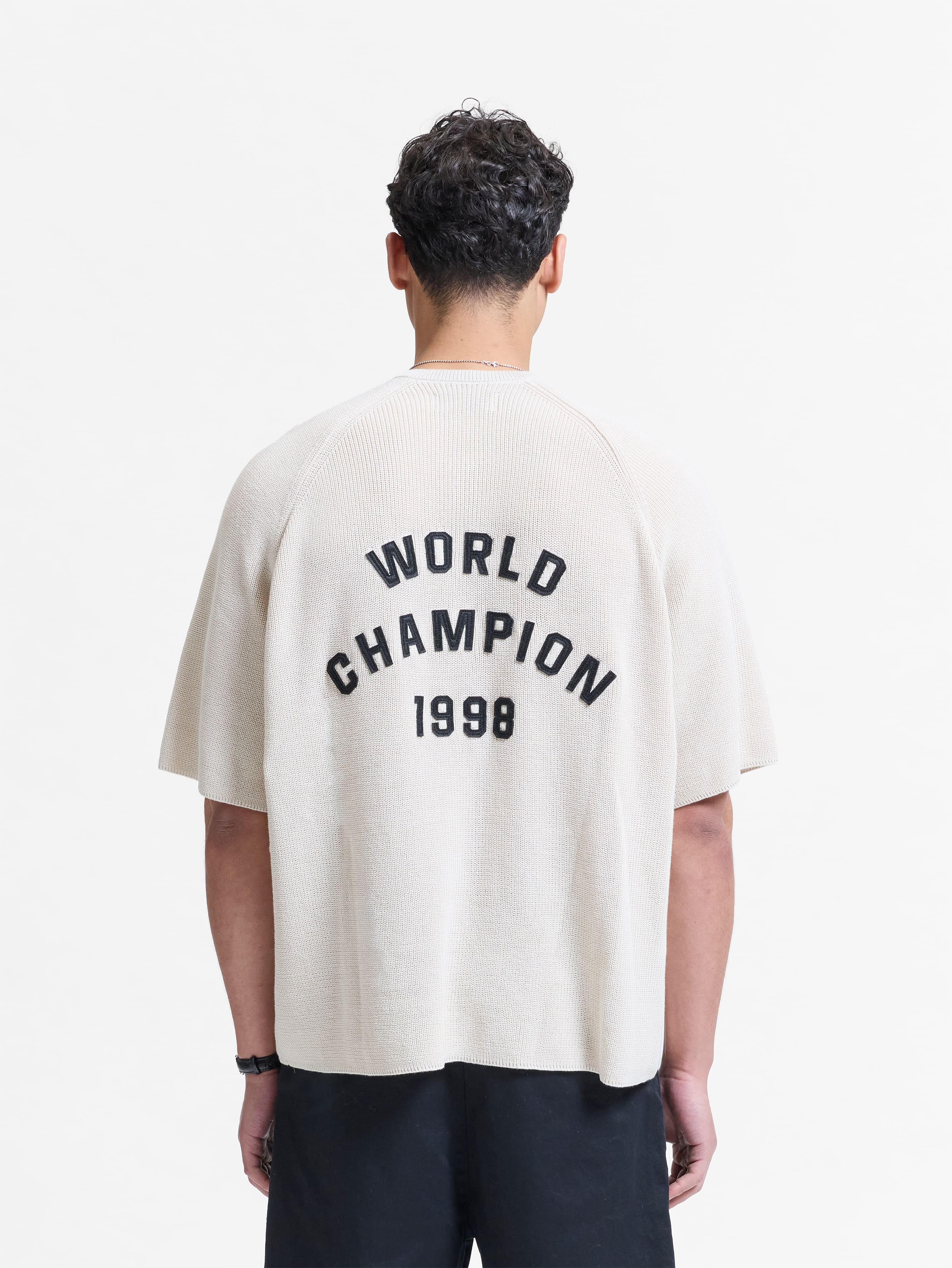 WORLD CHAMPION KNIT JERSEY - CREAM