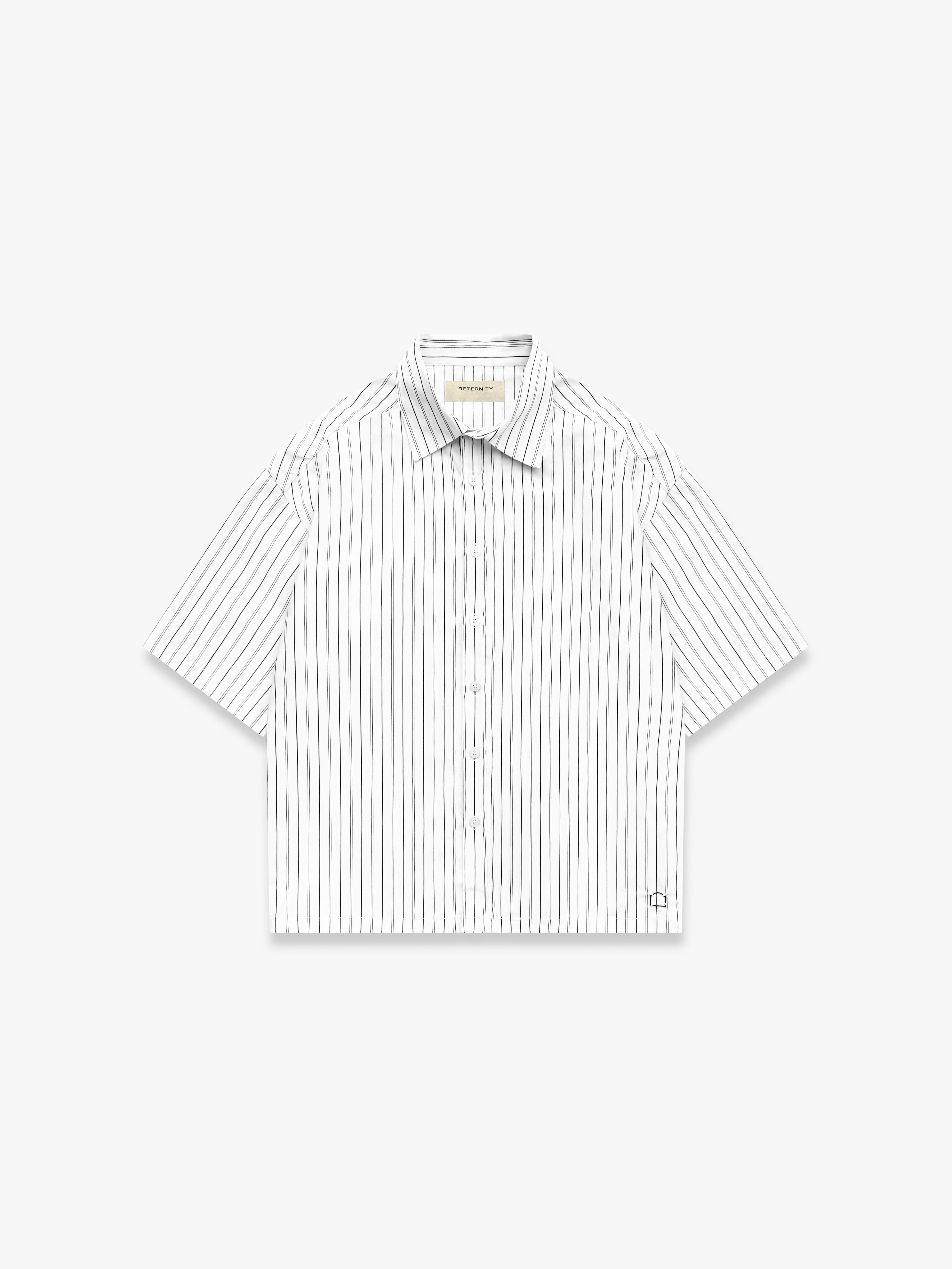SIGNE SHIRT - BLACK STRIPED