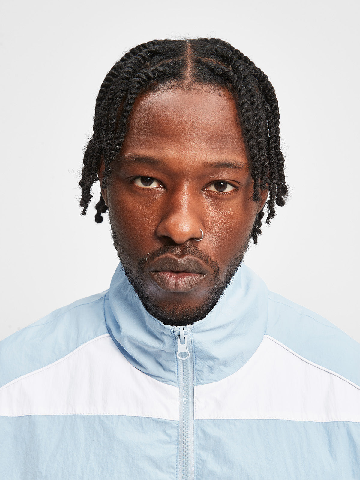 ELAIN TRACKSUIT JACKET - BLUE/GREY