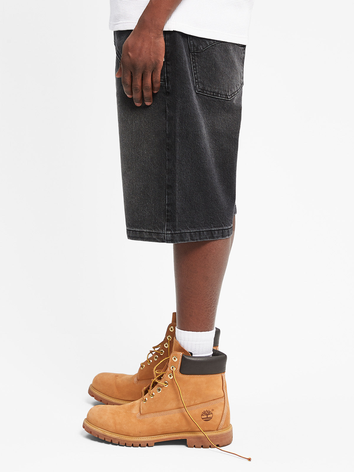 DELARUE JORTS - WASHED GREY