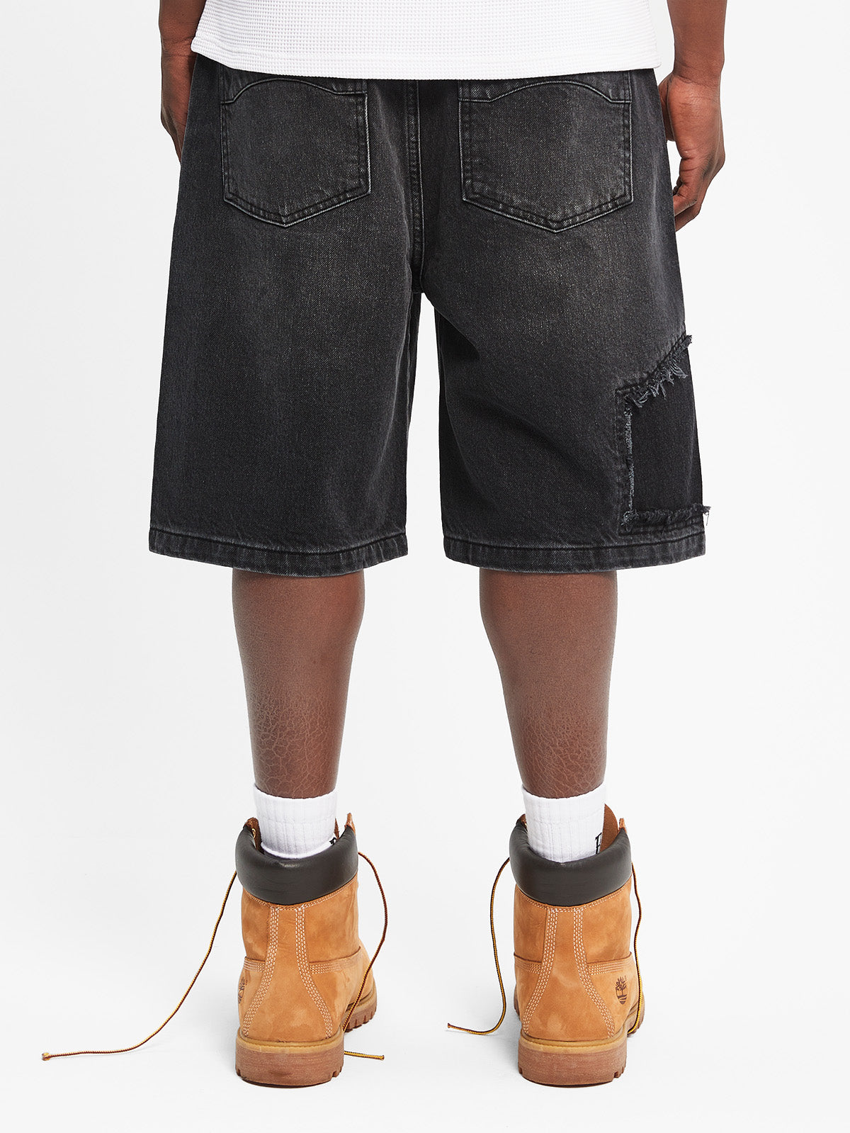 DELARUE JORTS - WASHED GREY