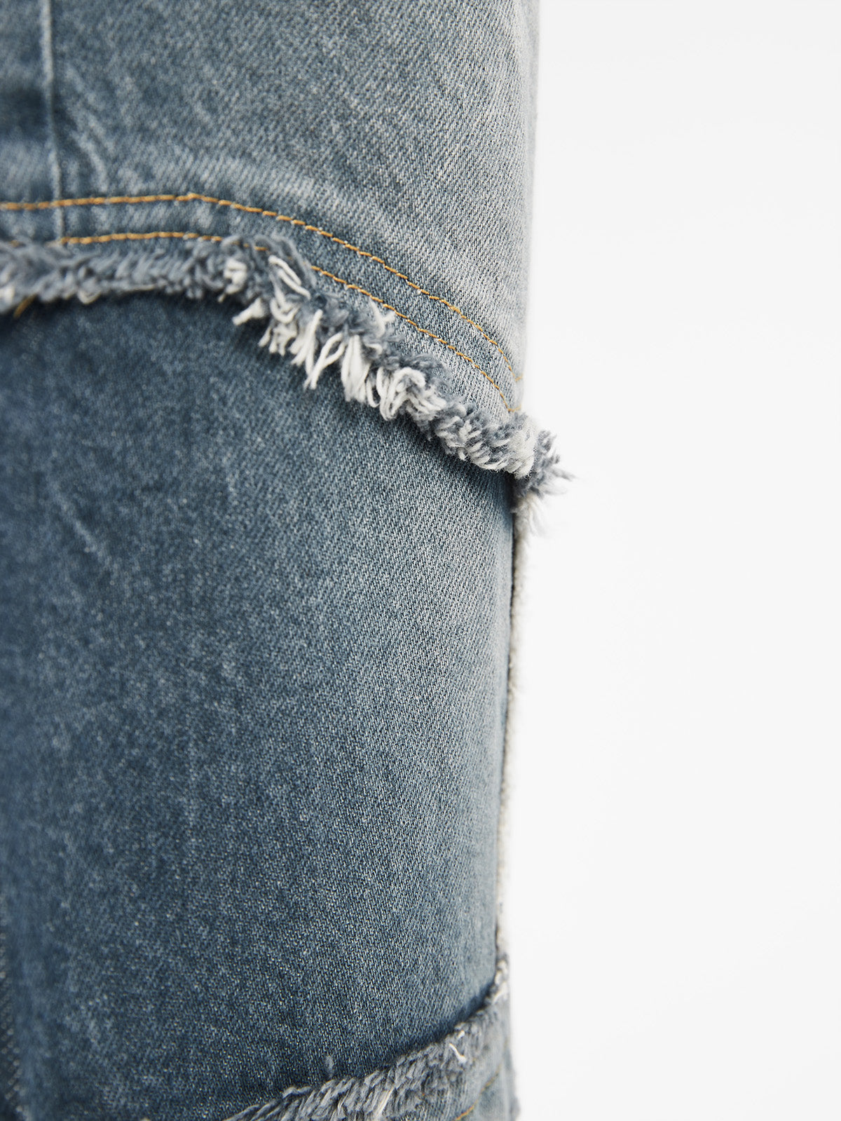 DELARUE JORTS - WASHED BLUE