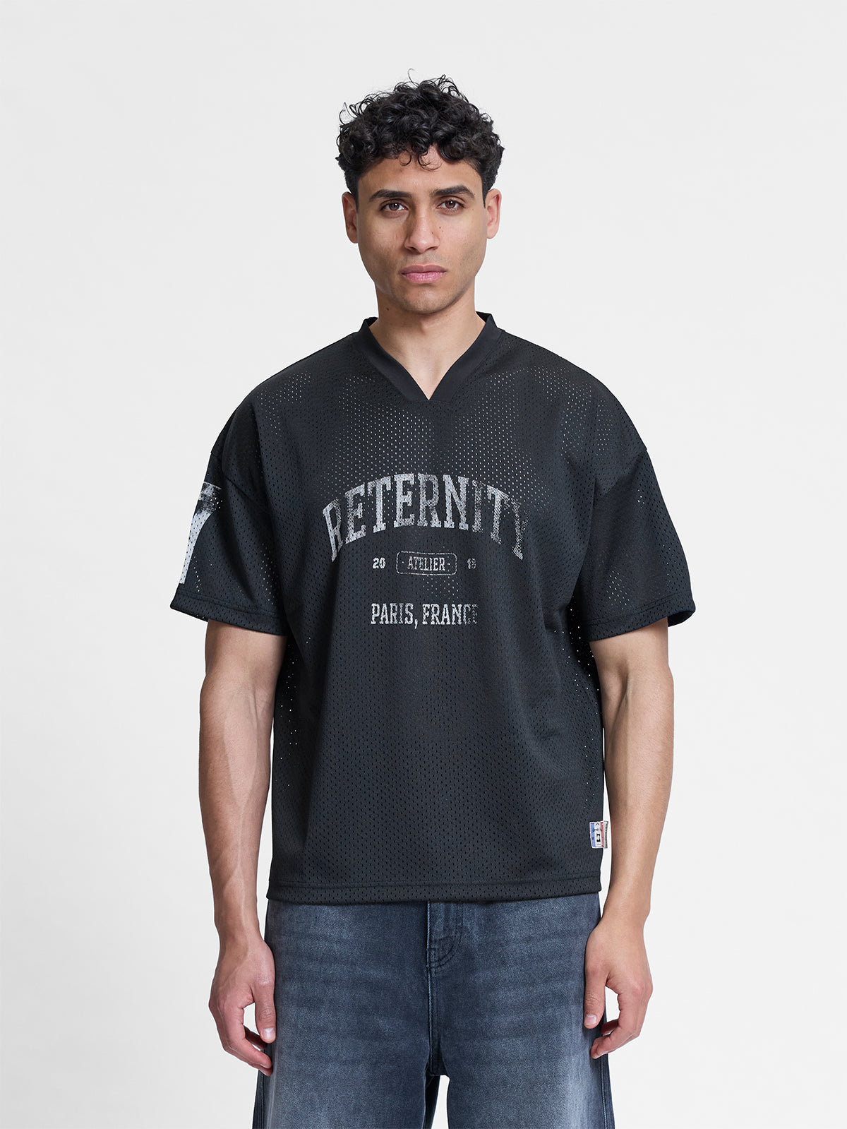 L'ART DE LA RUE MESH T-SHIRT - BLACK