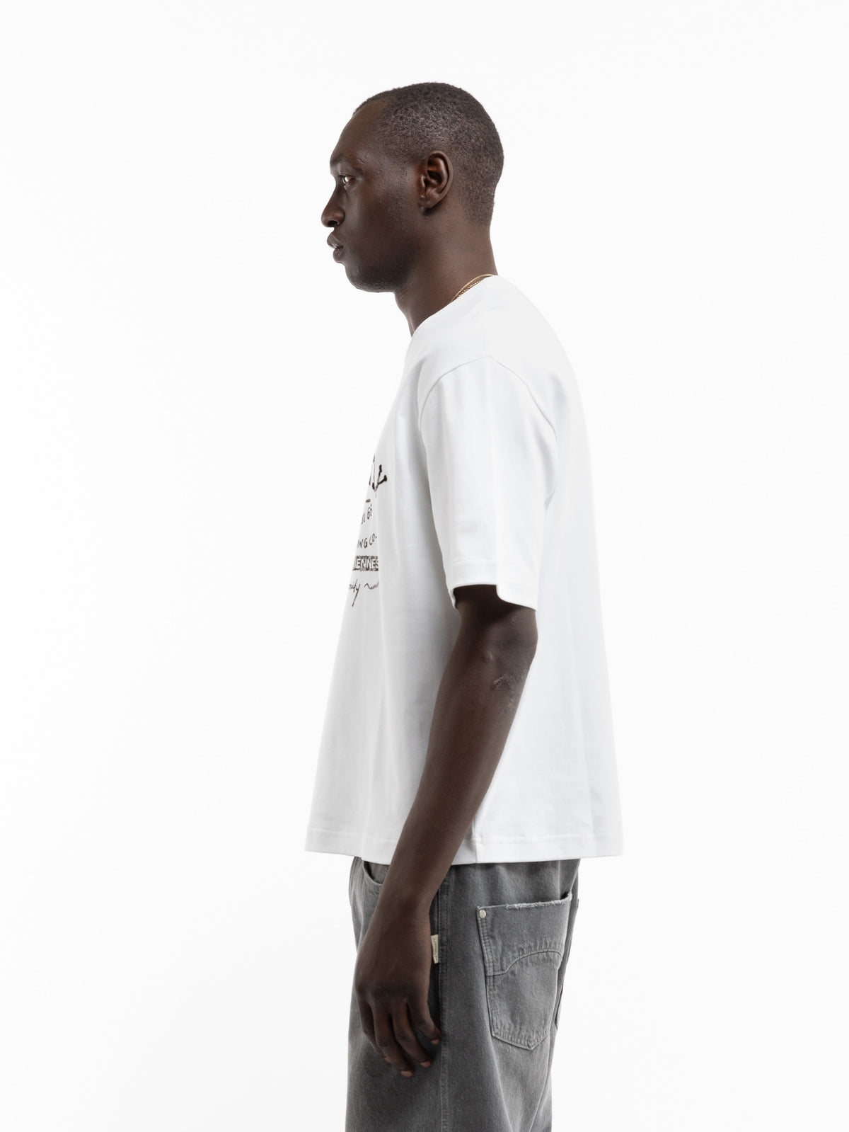 SOMEWHERE SOMEHOW REGULAR FIT T-SHIRT - WHITE